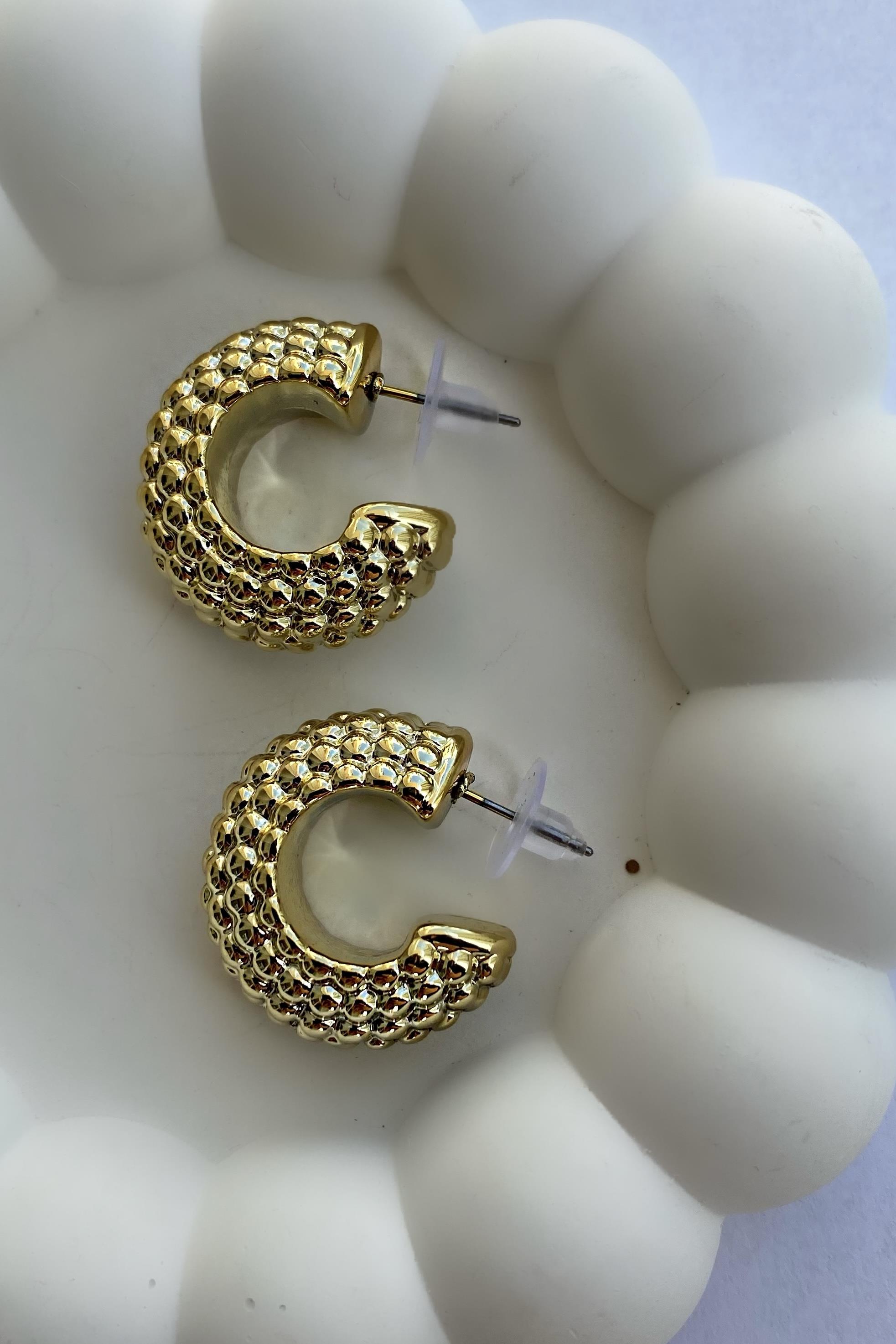 BUBBLE BOMBELİ HALKA KÜPE