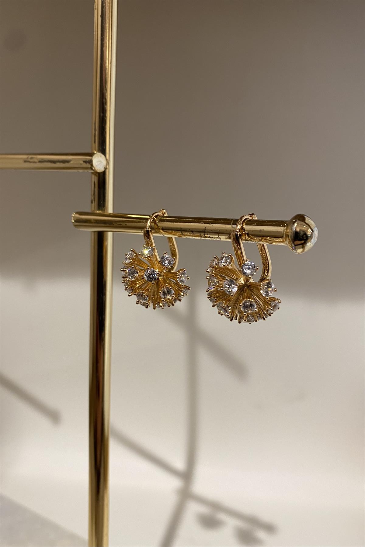 BÜYÜK ÇİÇEK KÜPE