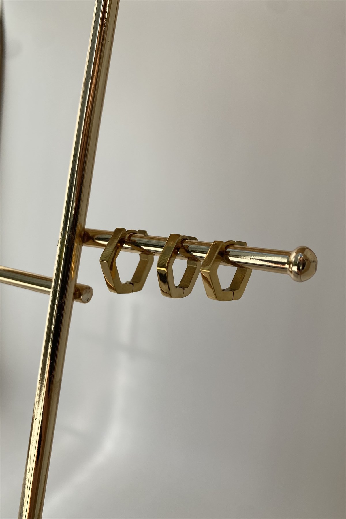 ÇELİK BEŞGEN ÜÇLÜ KÜPE