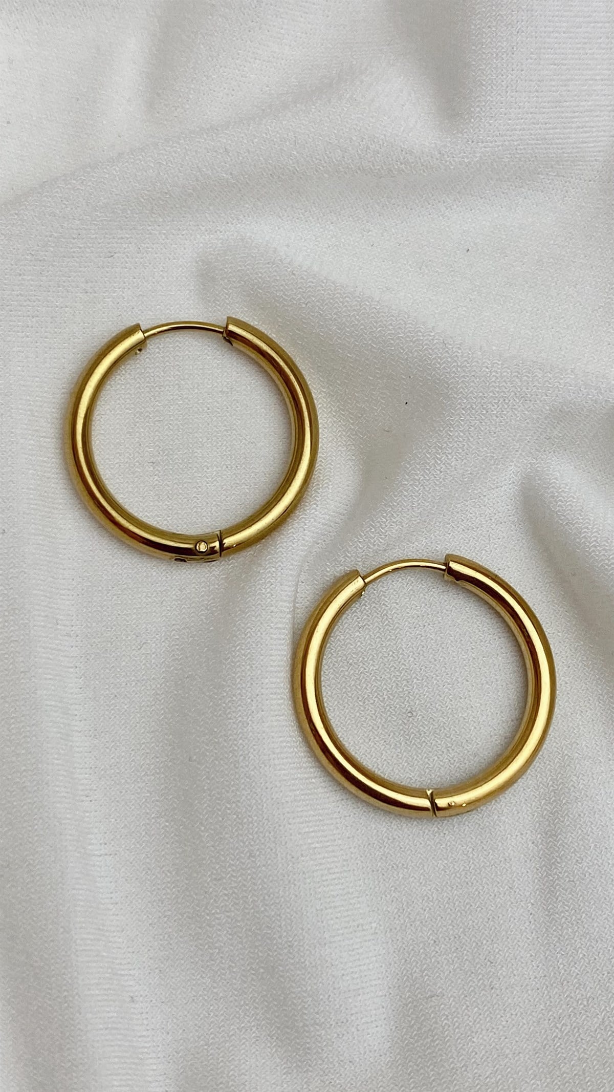 ÇELİK İNCE BORU HALKA KÜPE 2,3cm