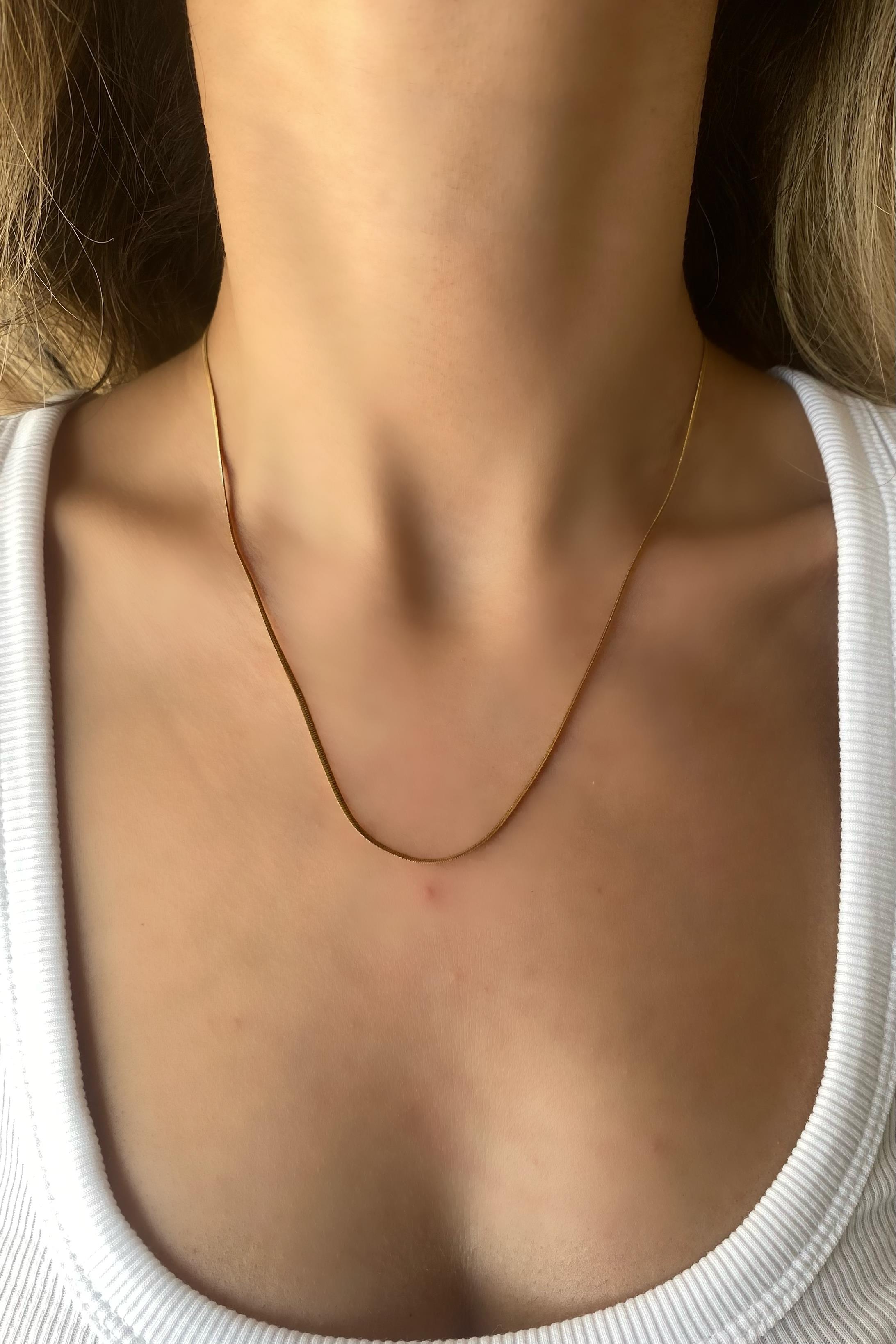 ÇELİK İNCE İTALYAN ZİNCİR 45cm