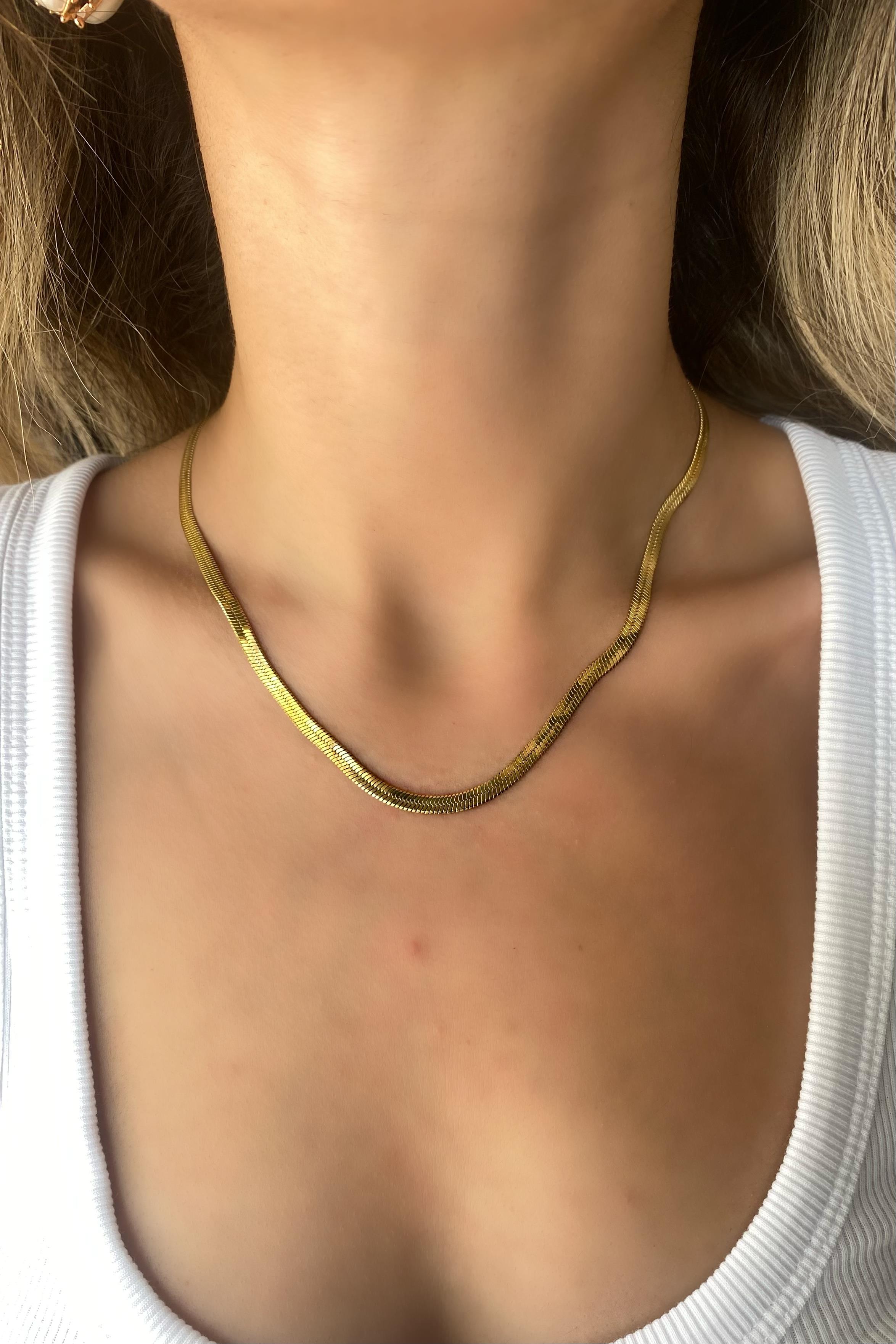 ÇELİK KALIN İTALYAN ZİNCİR KOLYE 40CM