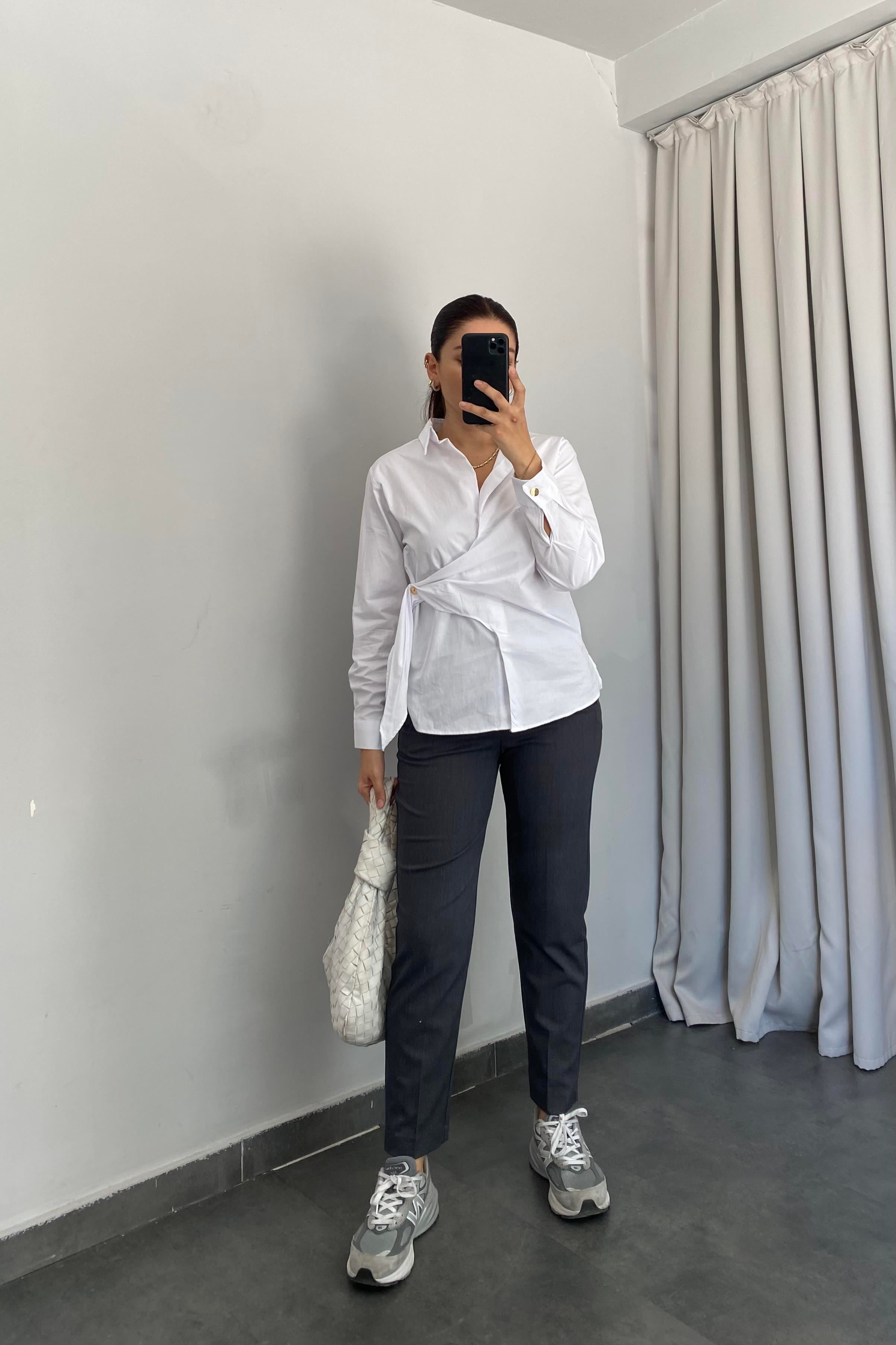 CEPLİ ÖNÜ DİKİŞLİ SLIM PANTOLON