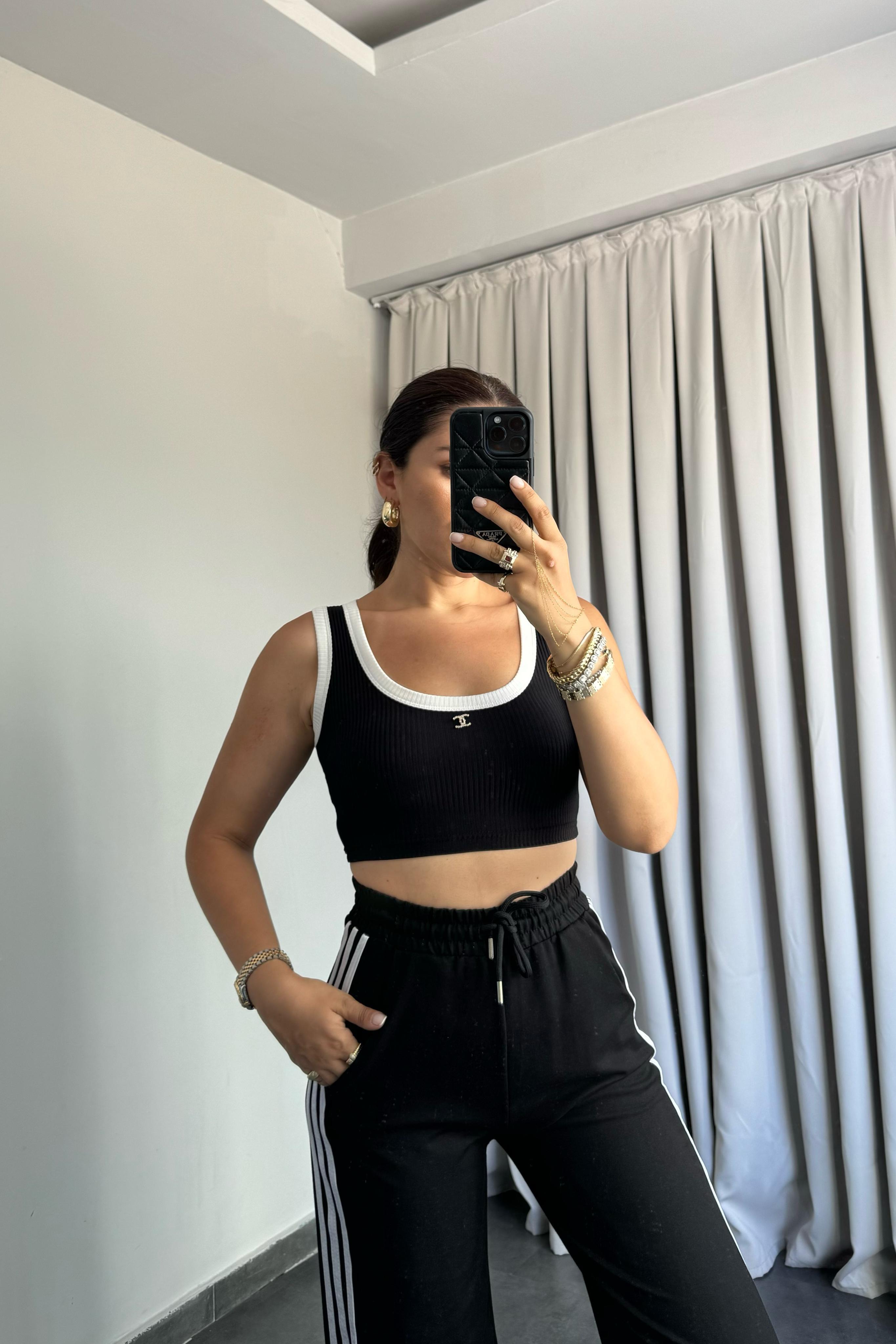 CHANEL BROŞLU CROP/58548