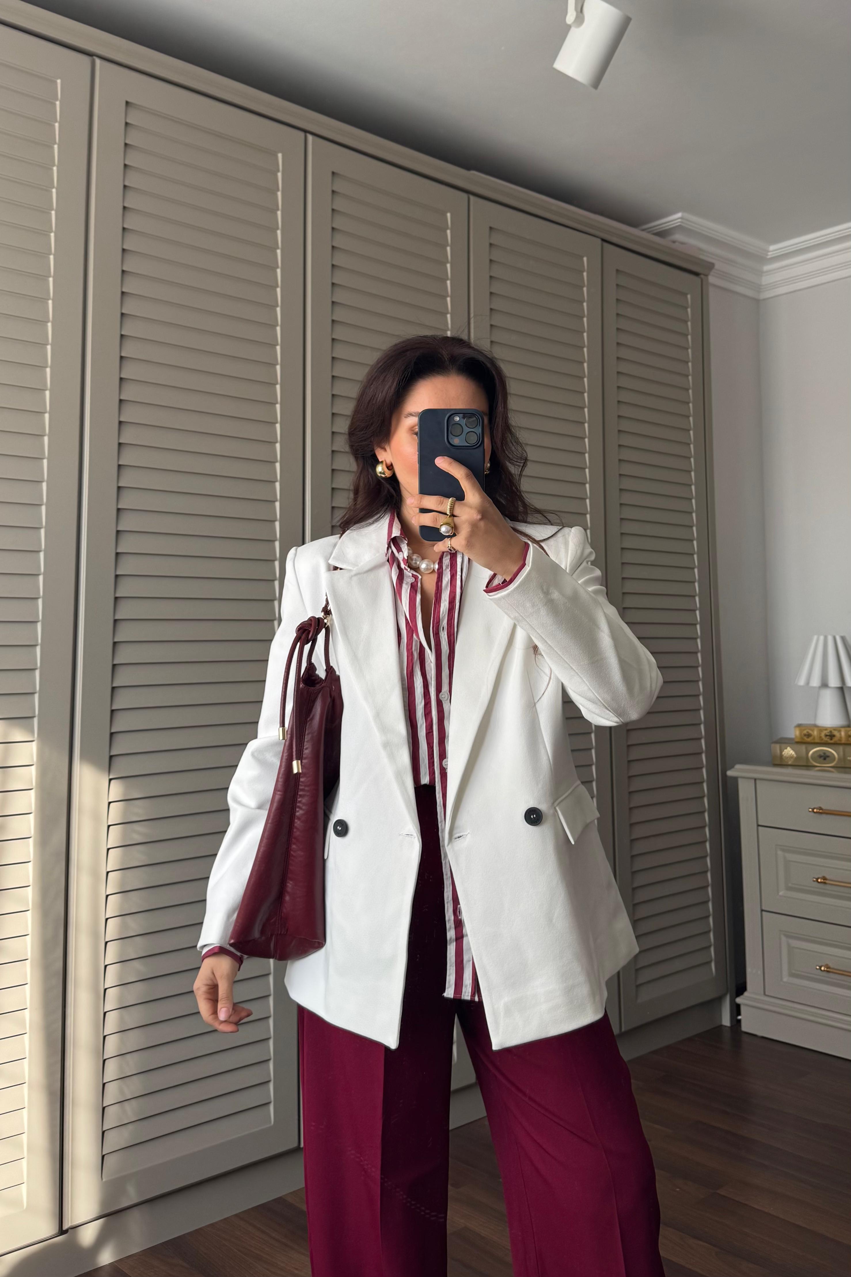 ÇİFT DÜĞMELİ BLAZER CEKET ZR