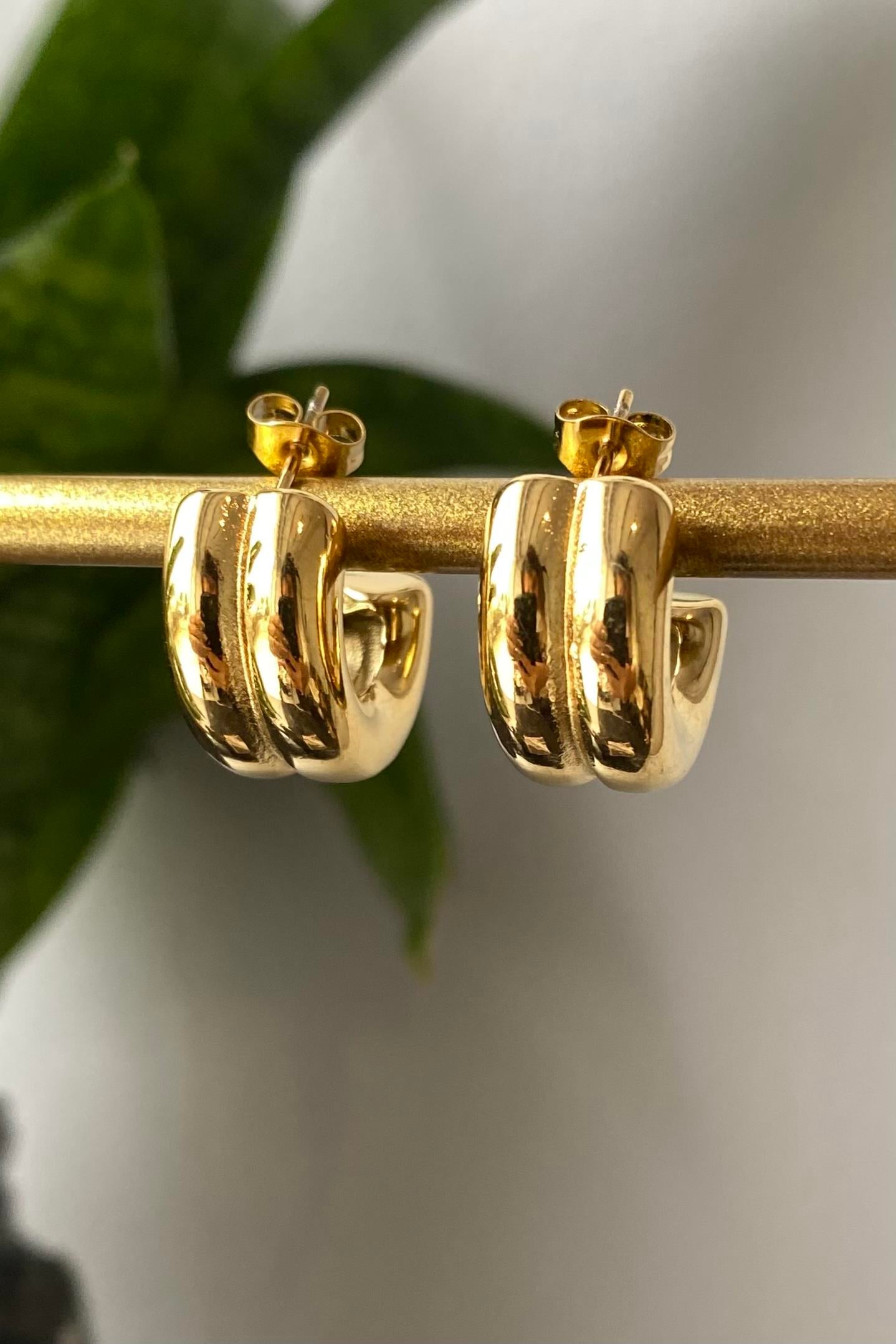 ÇİFT SIRALI BORU HALKA KÜPE