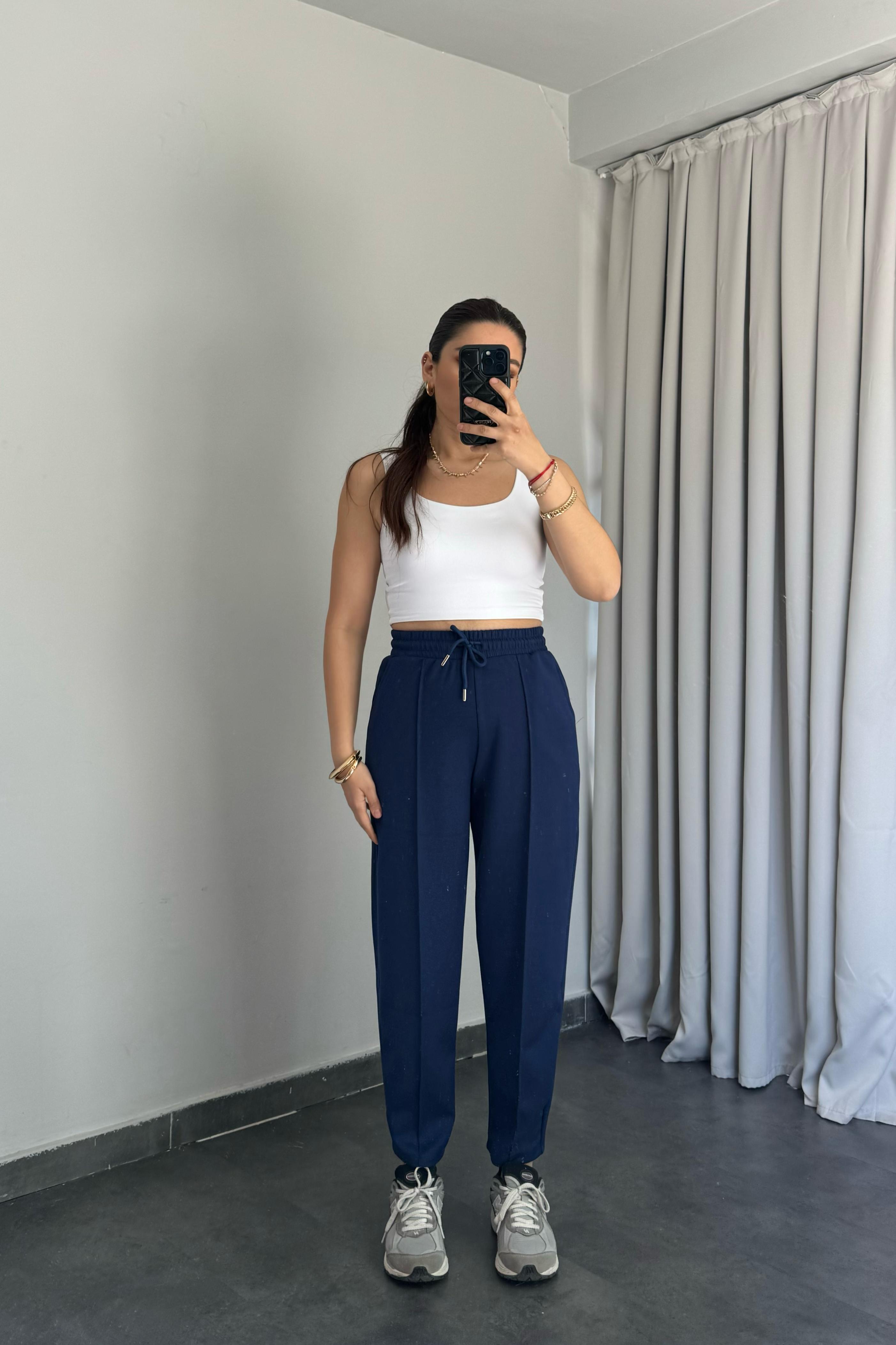 ÇİMA DİKİŞLİ MODEL KUMAŞ EŞOFMAN/3513