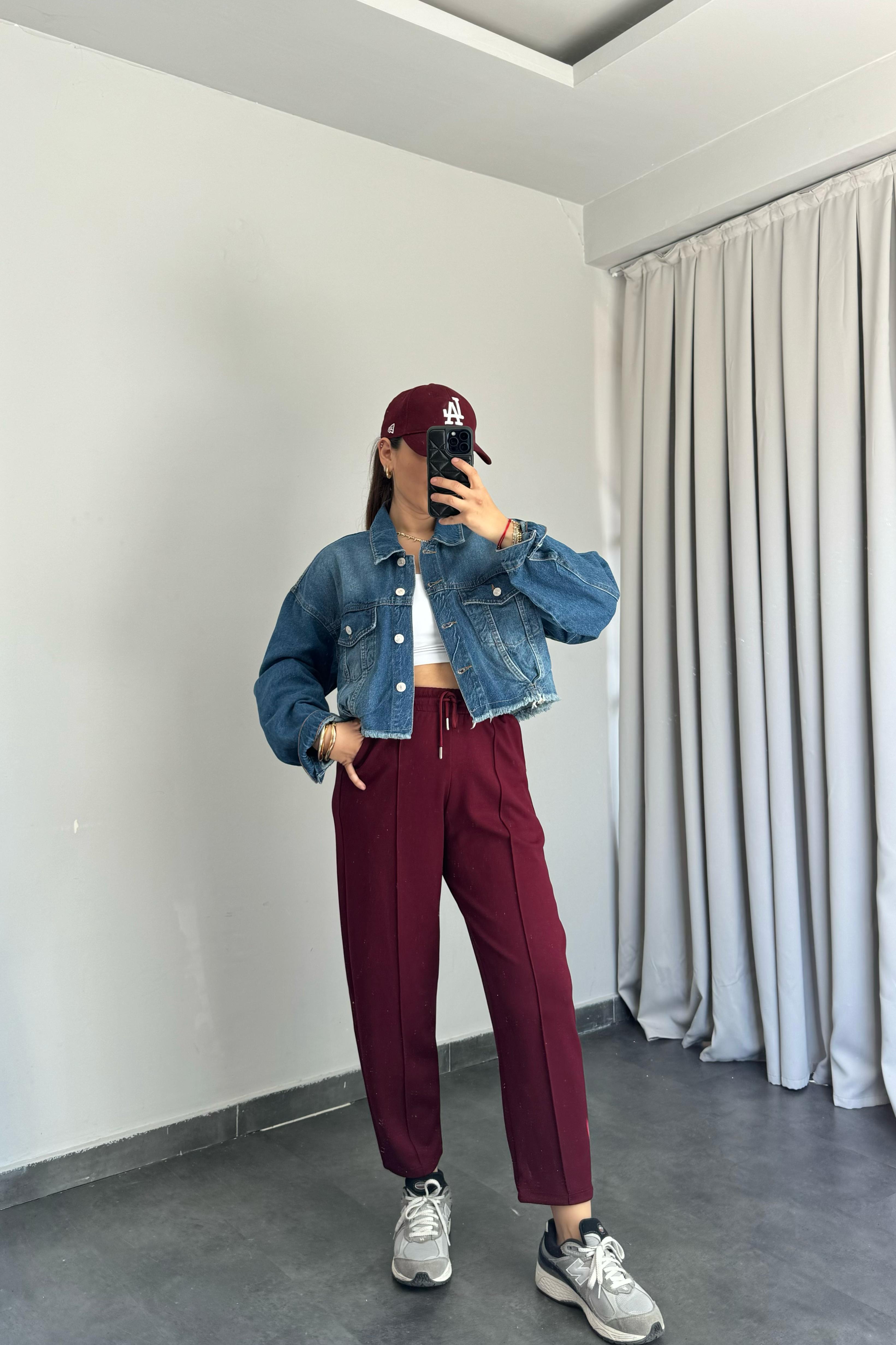 ÇİMA DİKİŞLİ MODEL KUMAŞ EŞOFMAN/3513