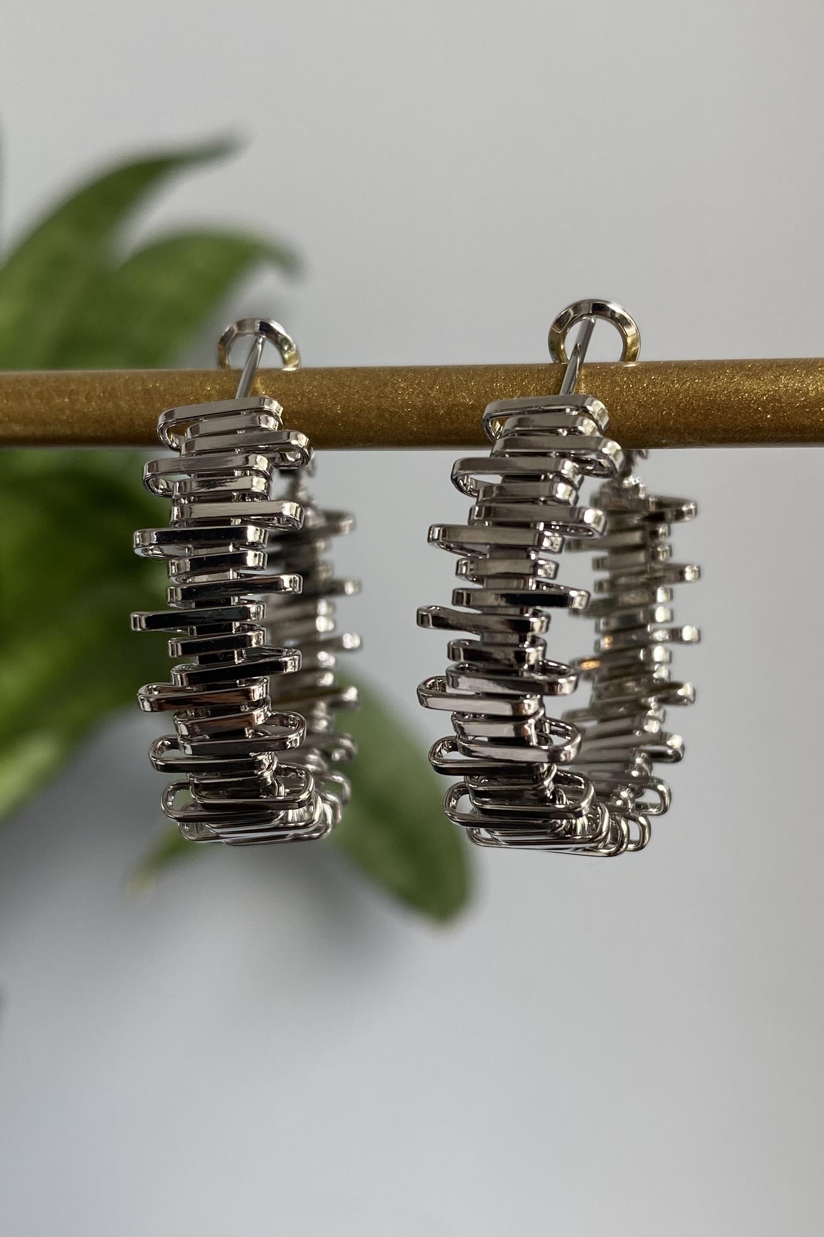 ÇUBUKLU HALKA KÜPE 2,5cm