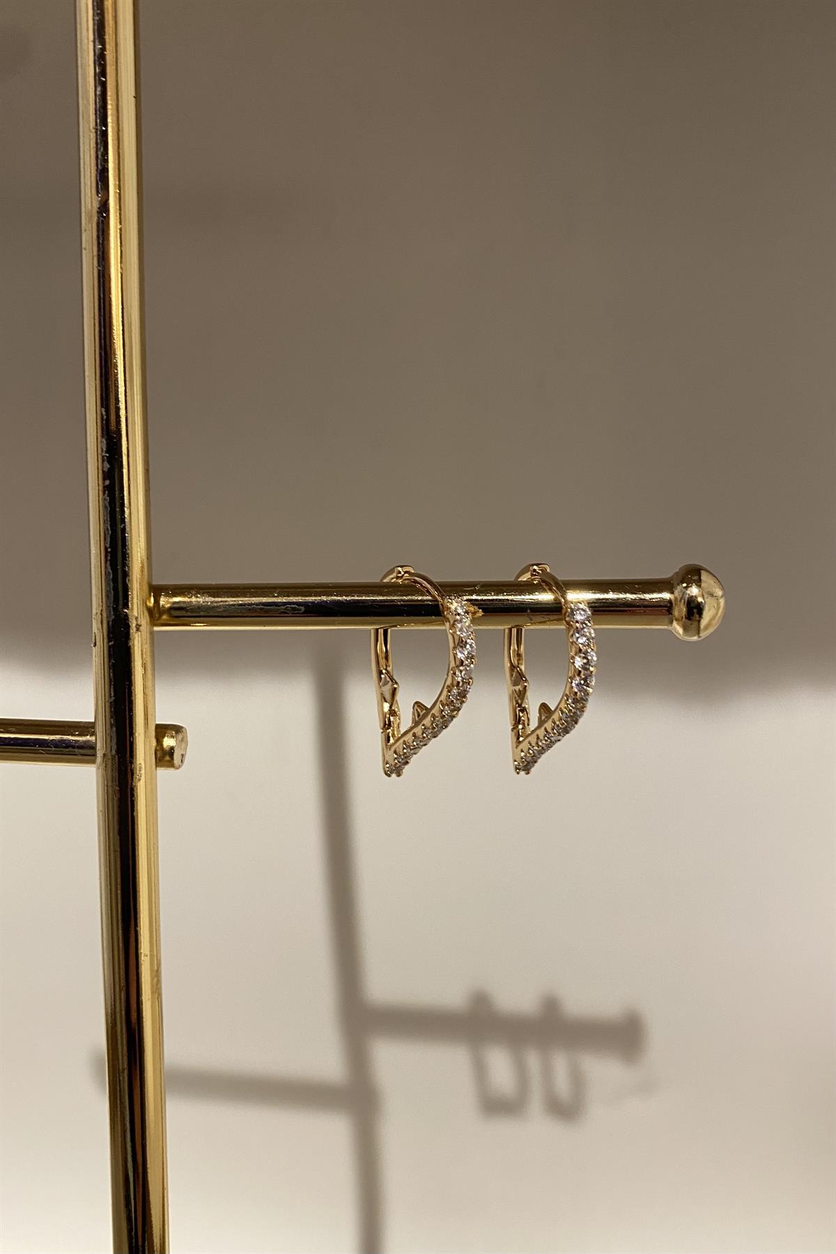 DAMLA MODEL HALKA KÜPE 2,2cm