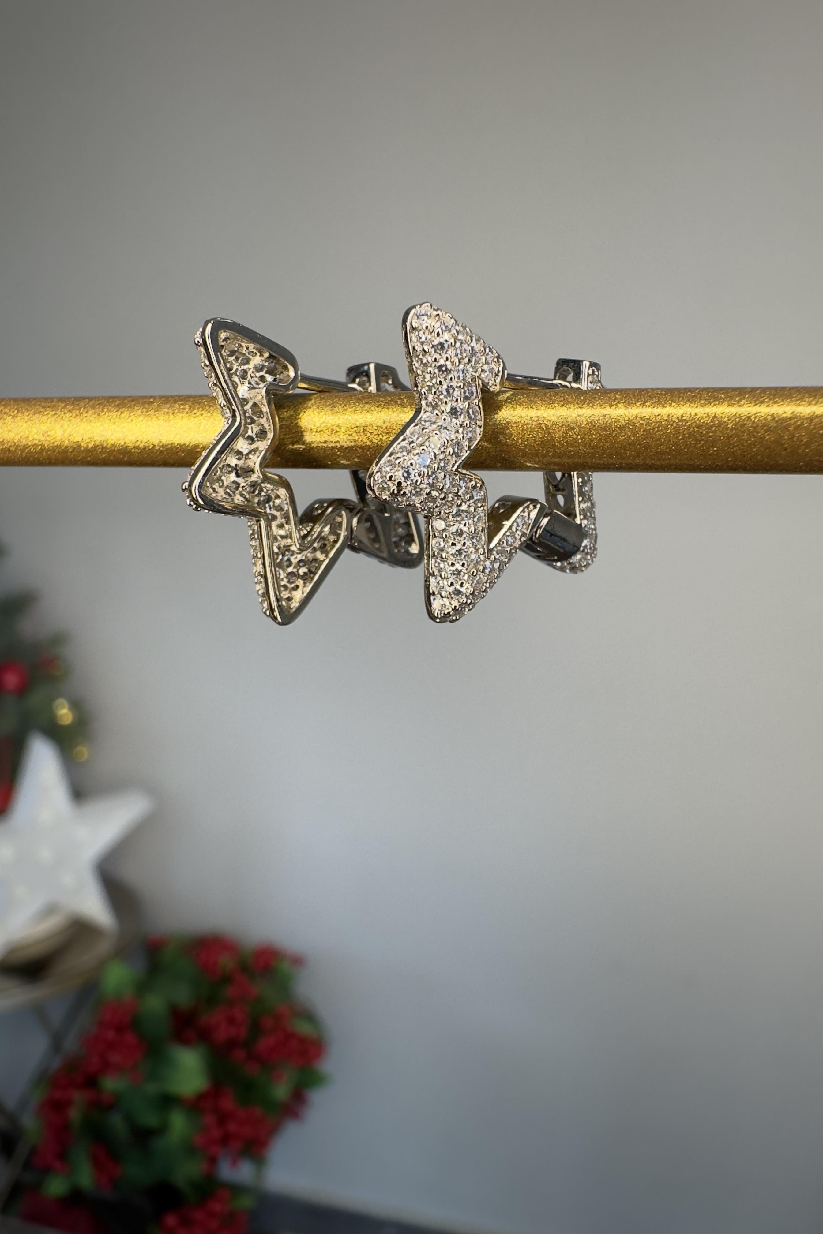 EZME TAŞLI YILDIZ KÜPE