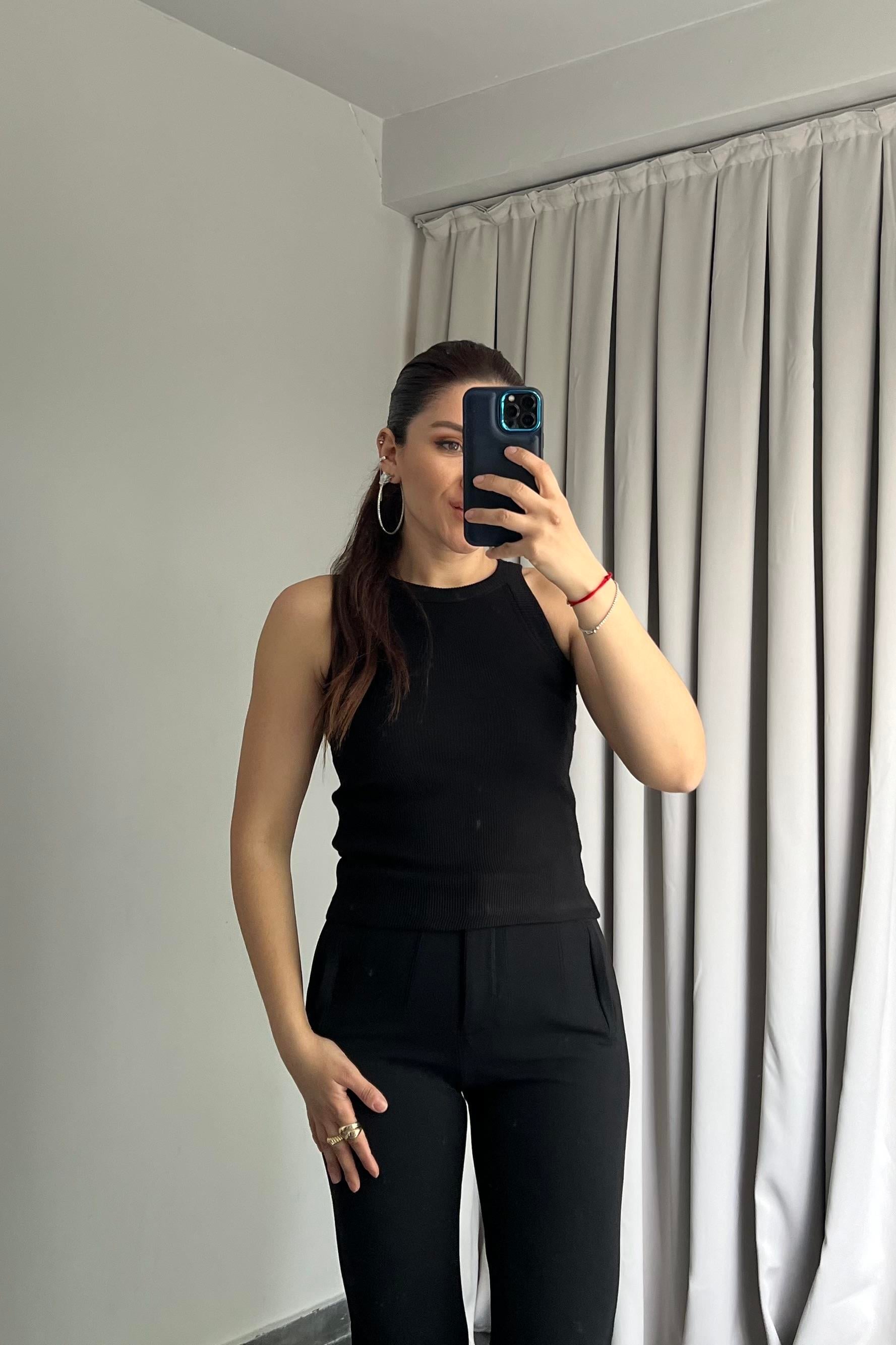 FİTİLLİ HALTER YAKA ATLET