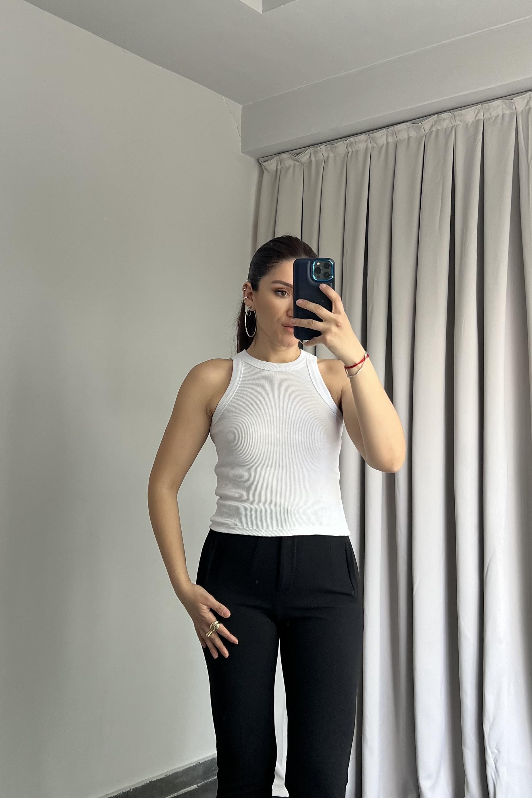 FİTİLLİ HALTER YAKA ATLET