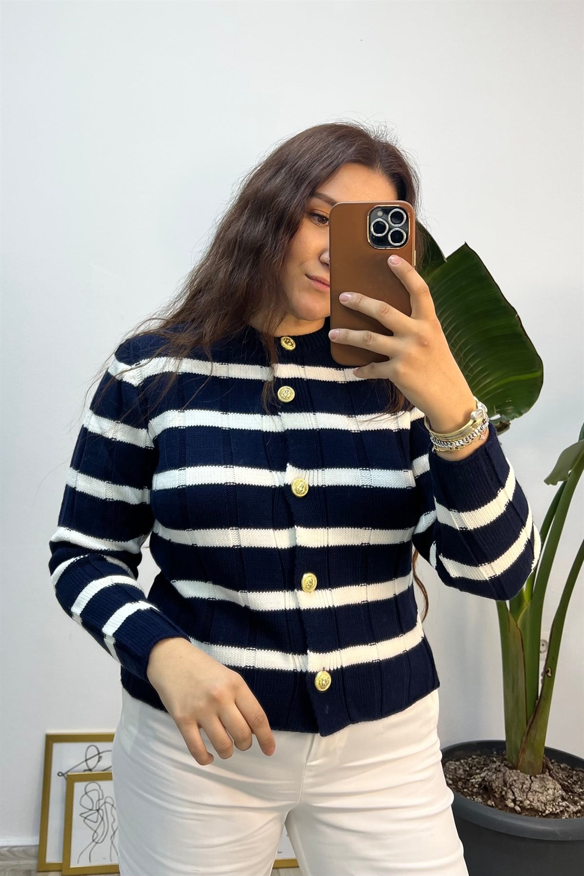 GOLD DÜĞMELİ HIRKA/0555