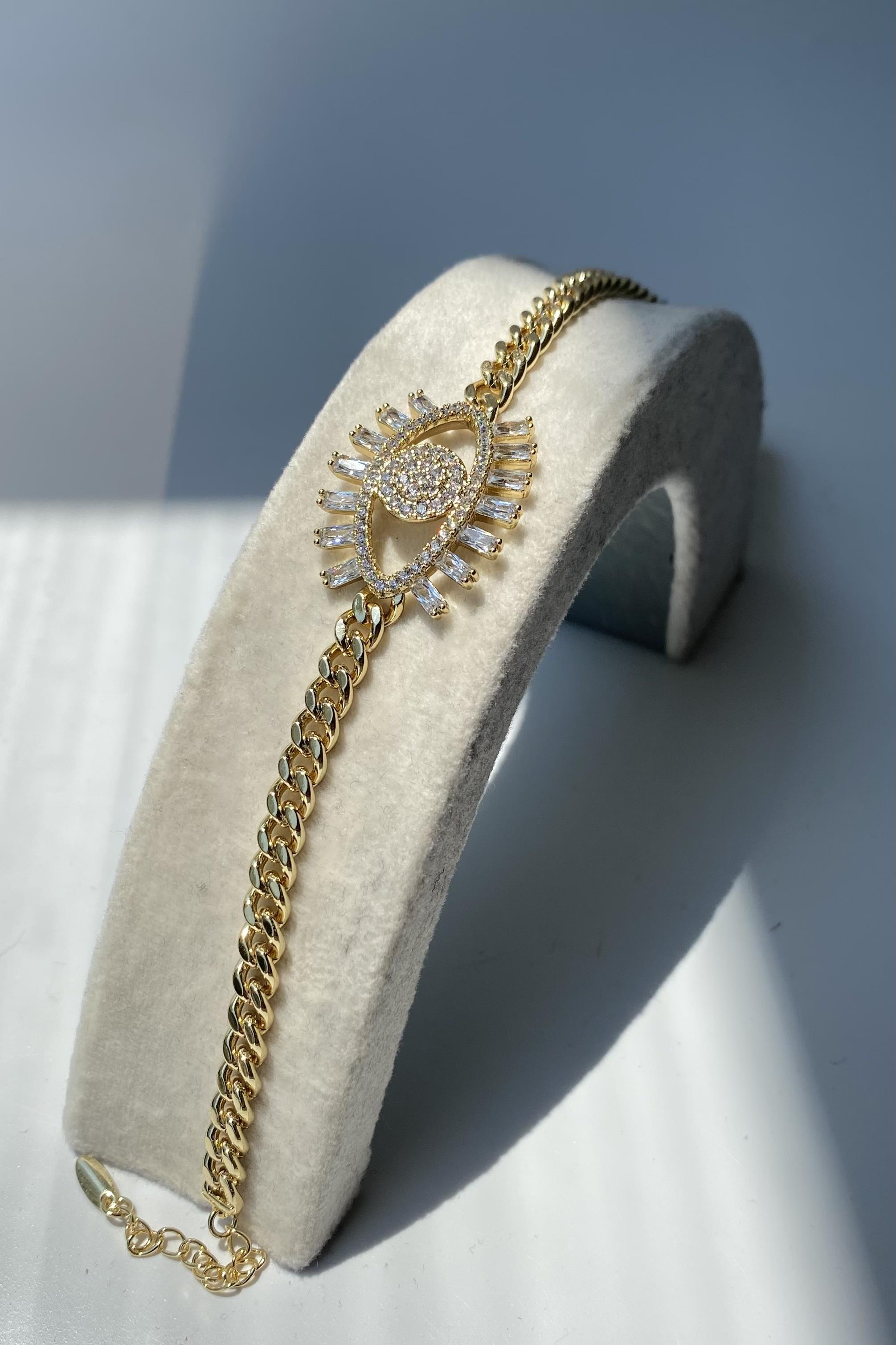 GÖZ TAŞLI BİLEZİK