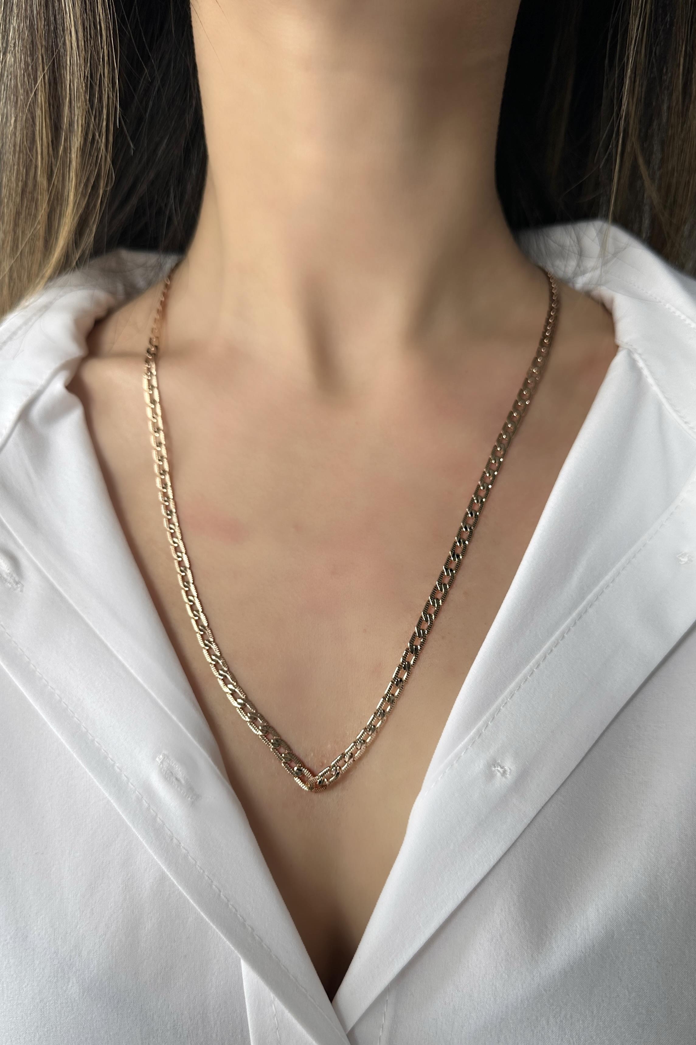 GURMET ZİNCİR KOLYE 57cm