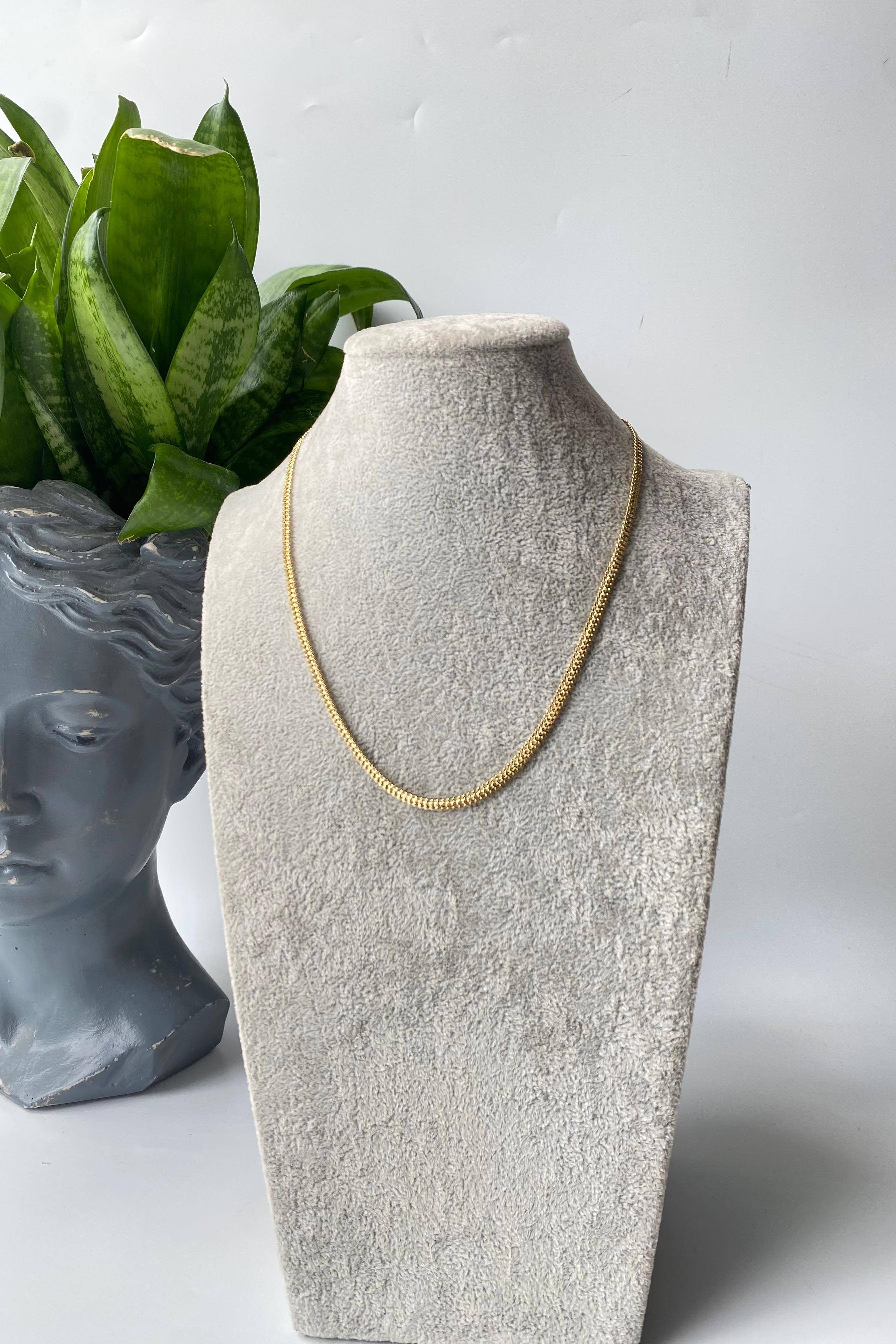 HASIR ZİNCİR KOLYE 45CM