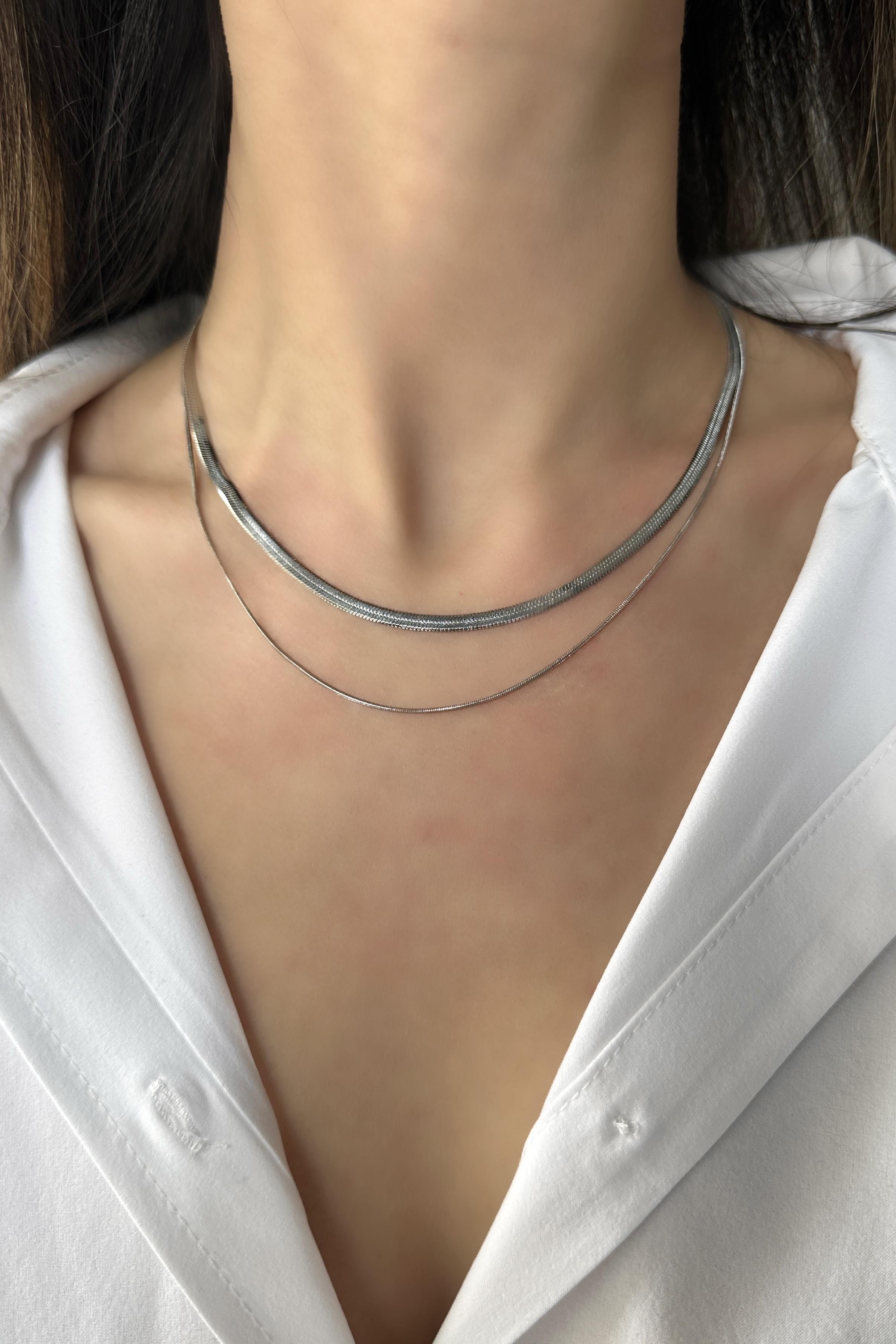 İKİLİ İTALYAN ZİNCİR 45cm