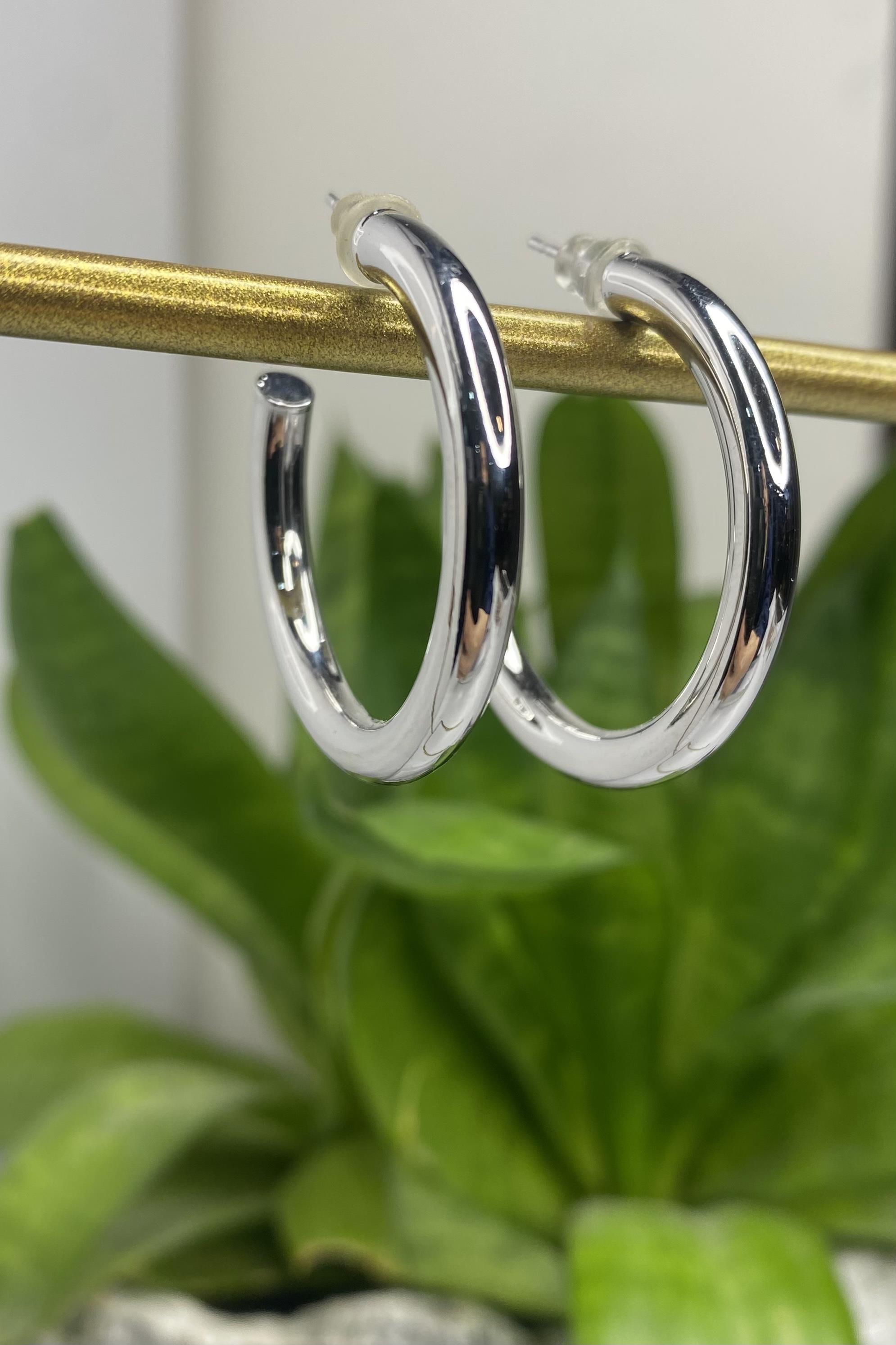 İNCE BORU HALKA KÜPE 3 CM