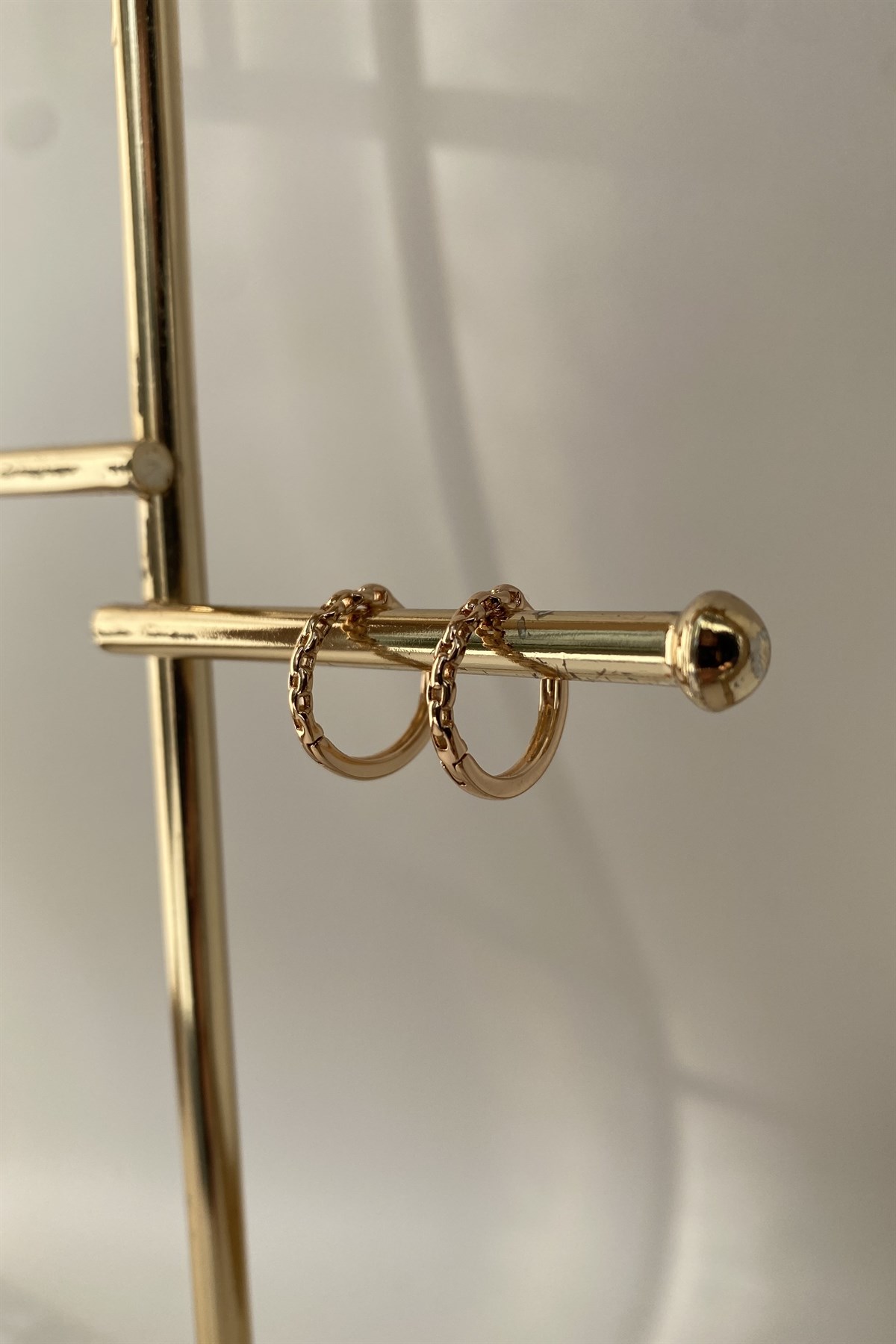 İNCE ZİNCİR HALKA KÜPE 1.5cm