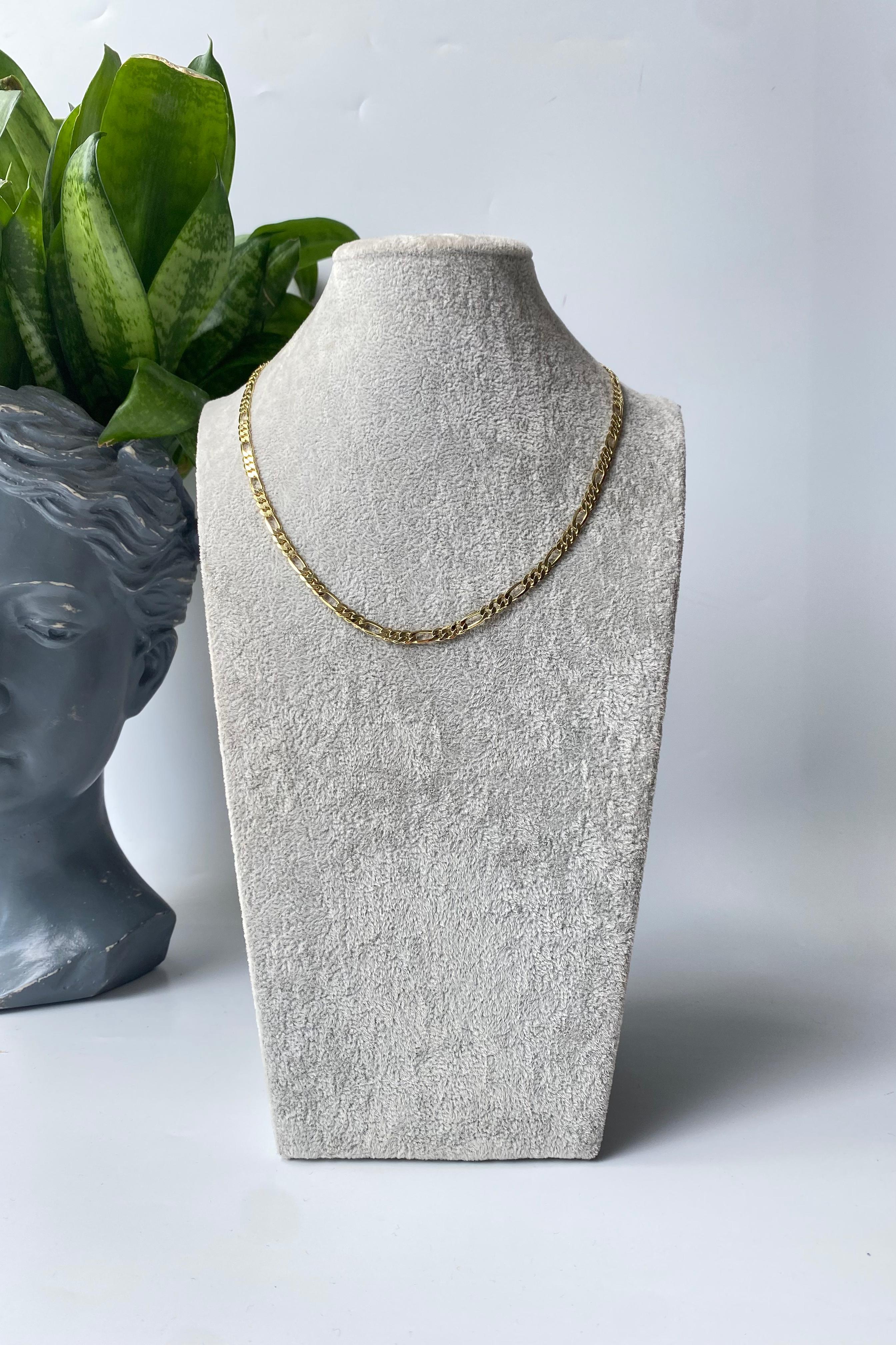 KALIN VİNTAGE ZİNCİR KOLYE 45CM