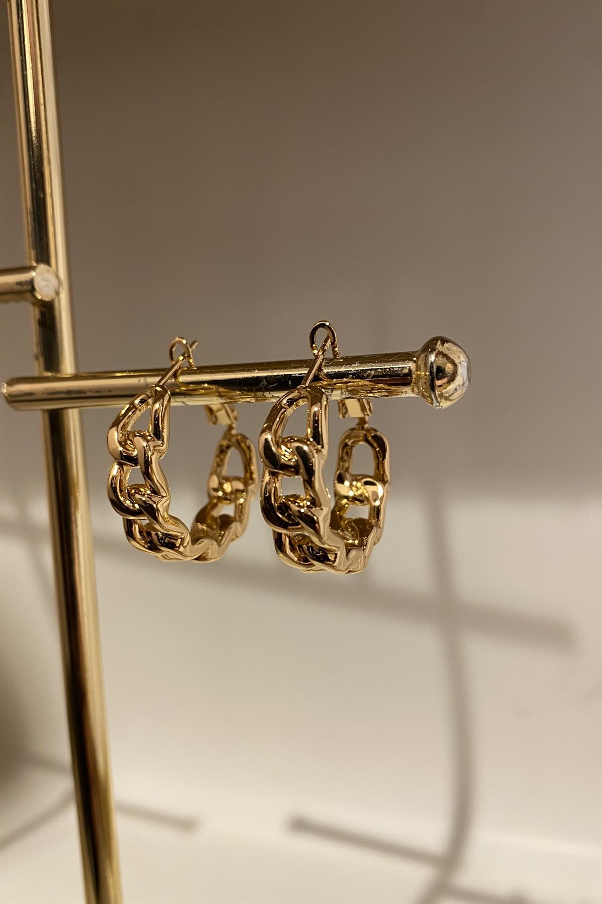 KALIN ZİNCİR MODEL HALKA KÜPE