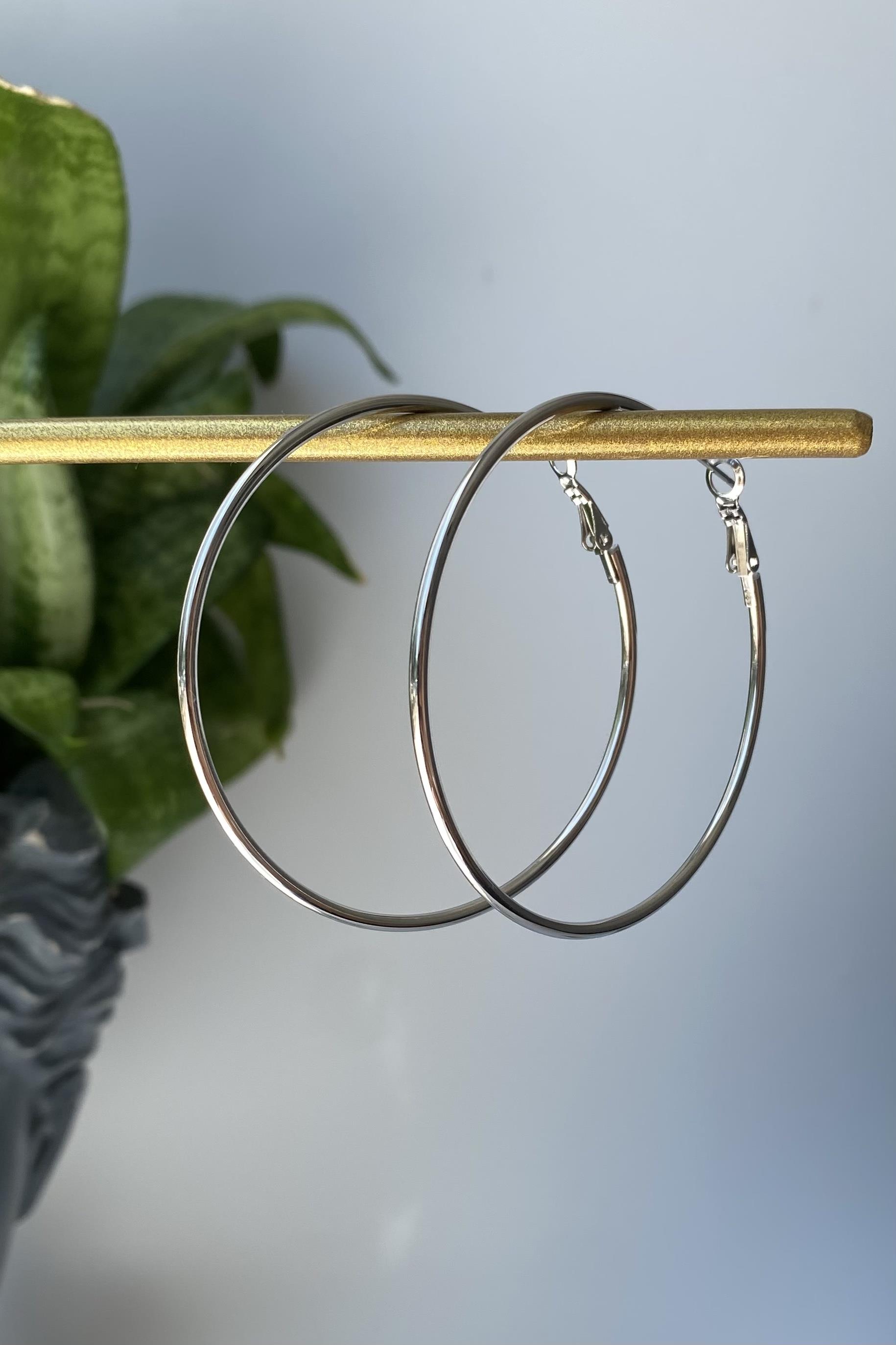 KLASİK HALKA KÜPE 6CM