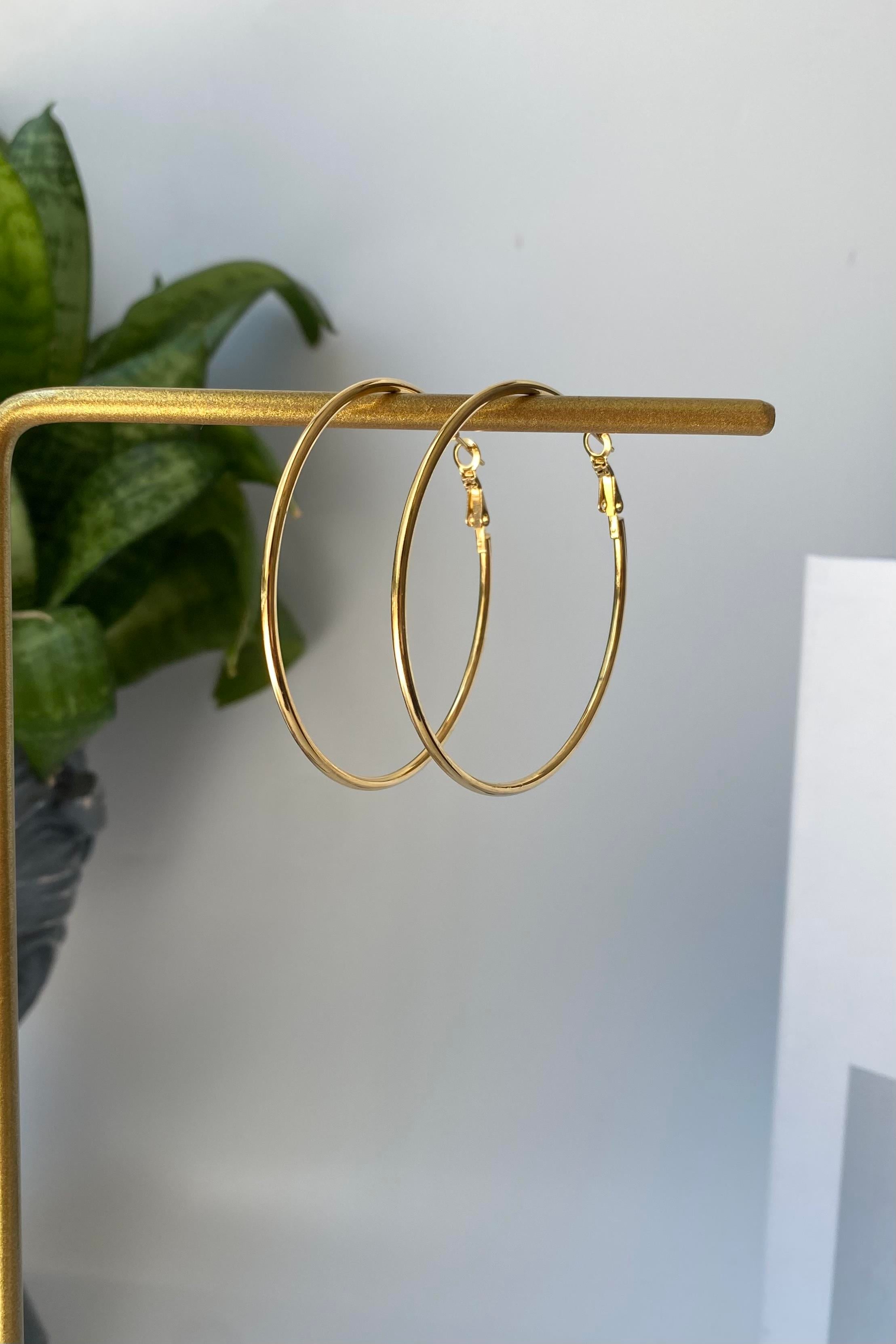 KLASİK HALKA KÜPE 6CM