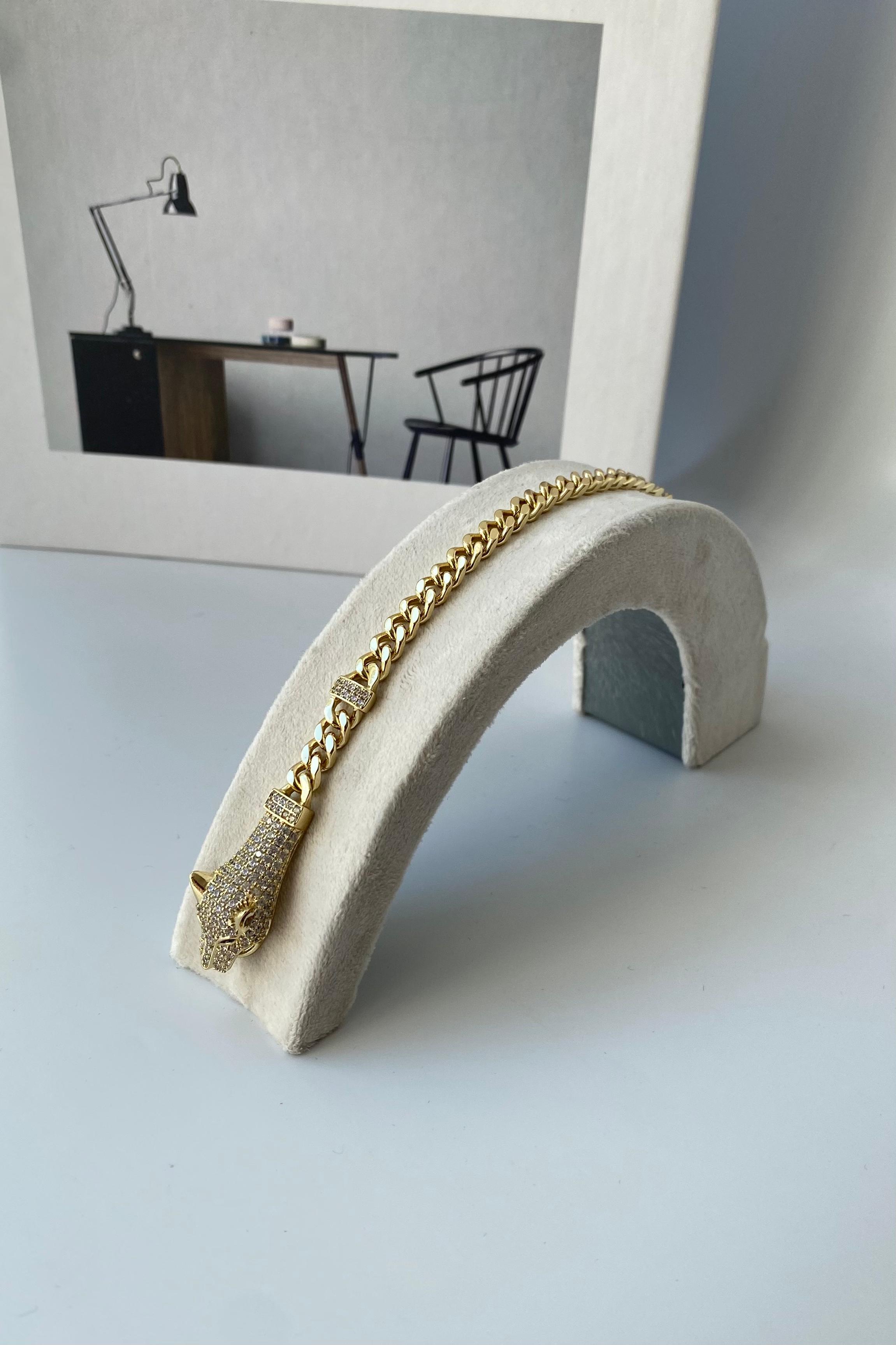 KLİPSLİ KAPLAN GURMET BİLEZİK