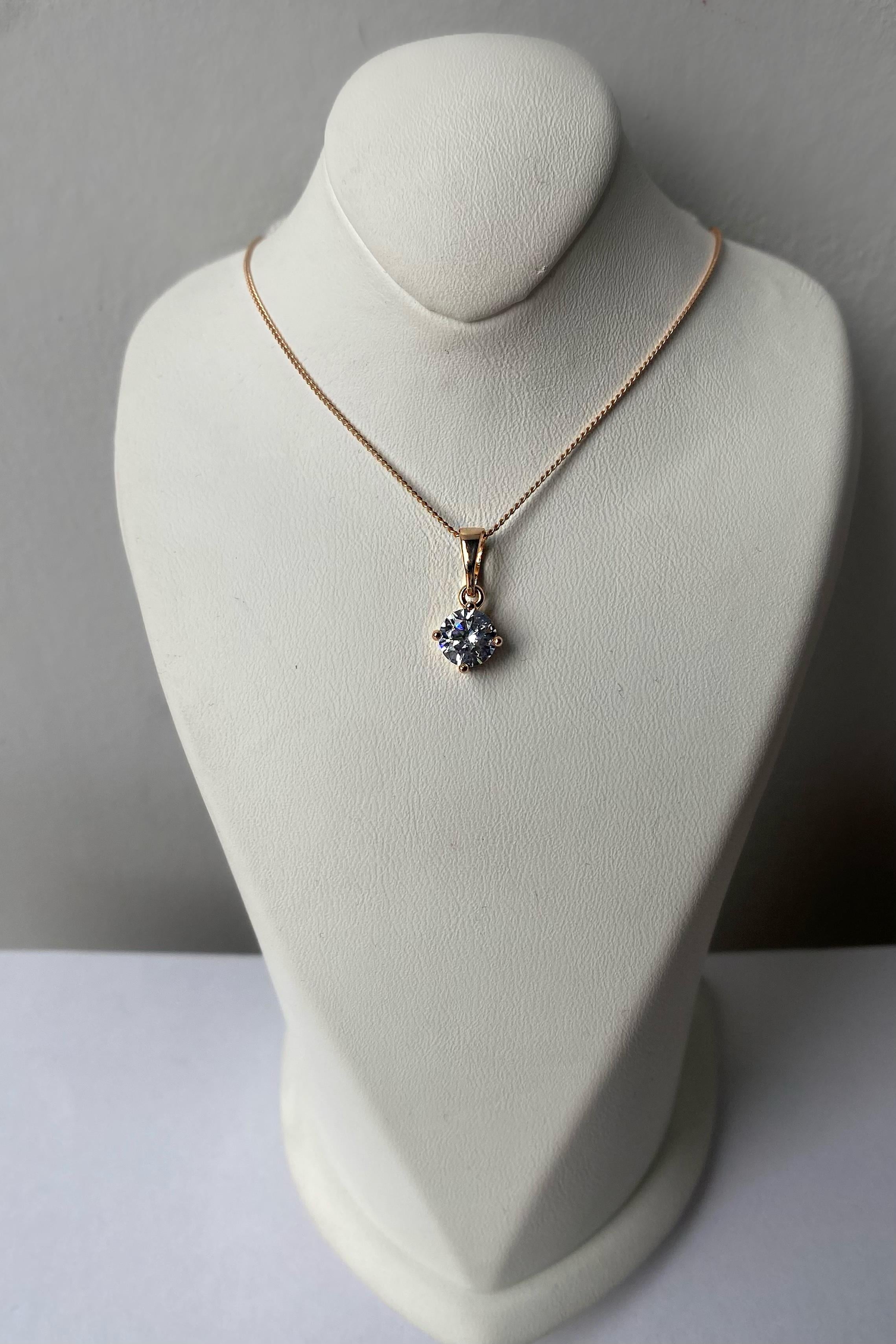 KÜÇÜK TEK TAŞ KOLYE