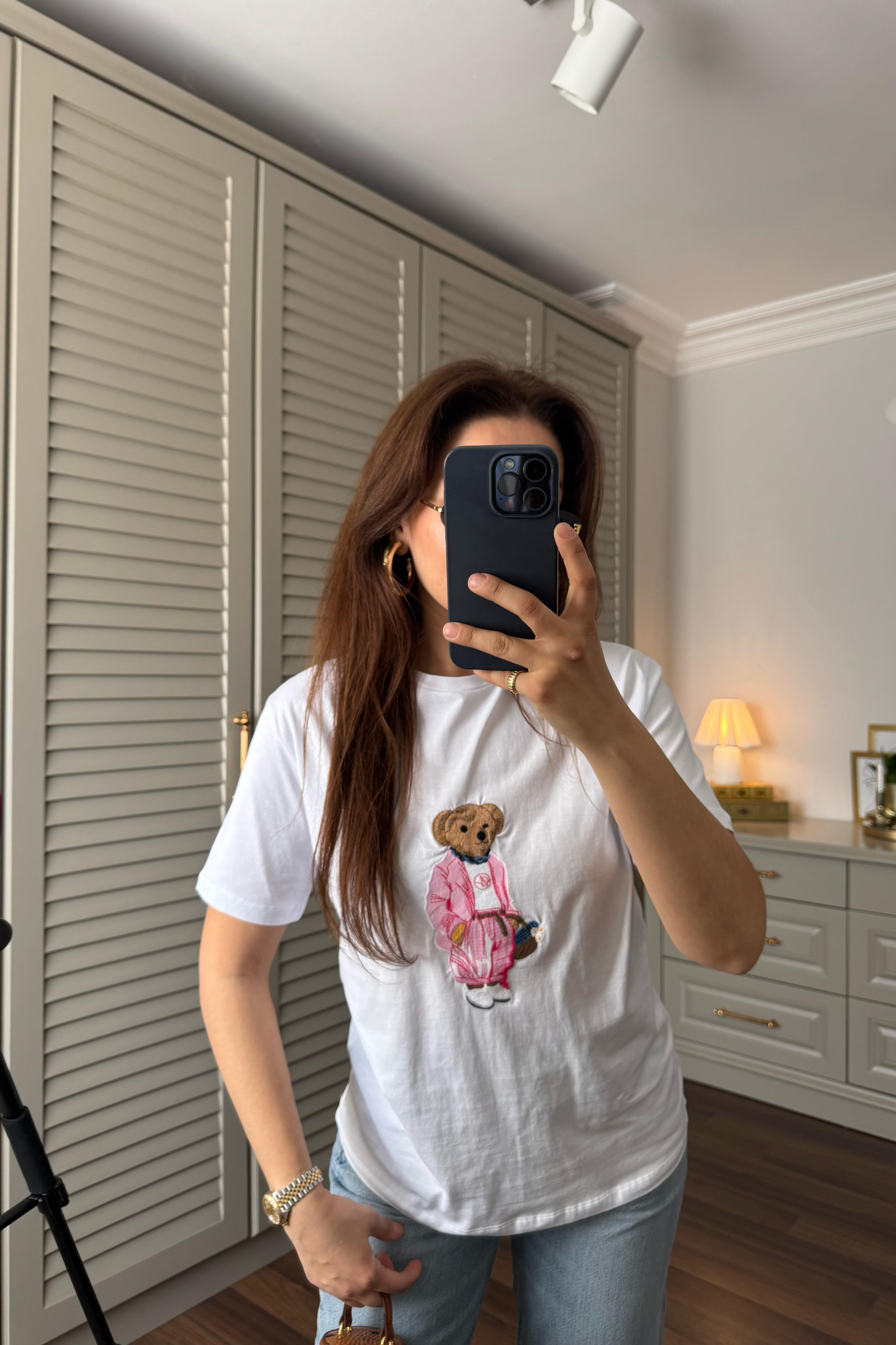 LAUREN NAKIŞLI T-SHİRT/6821