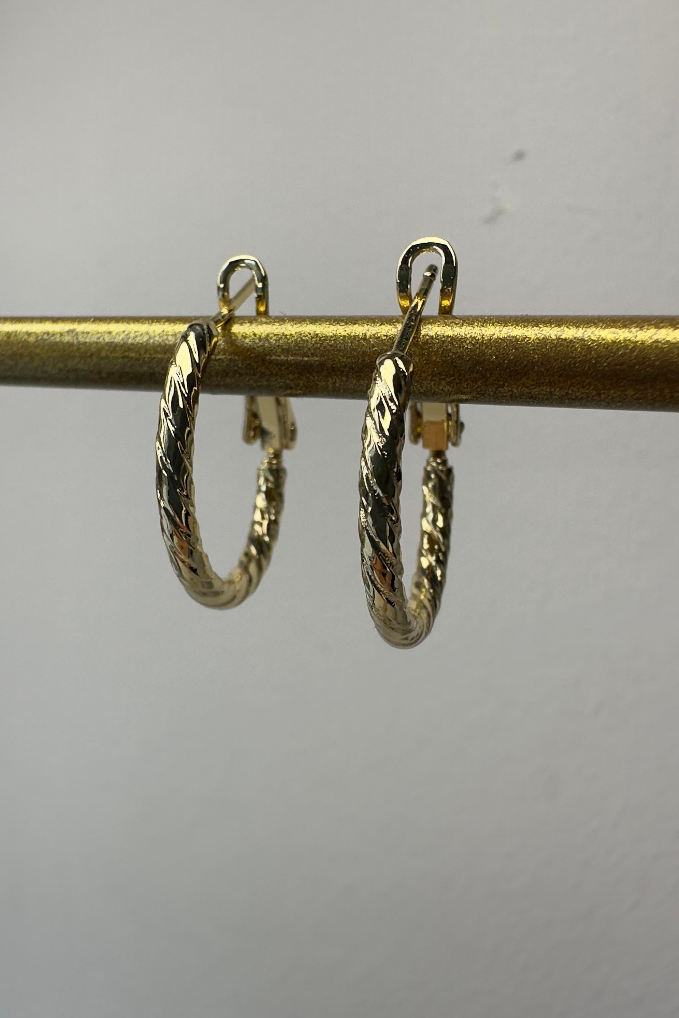 LAZER KESİM SARMALI HALKA KÜPE 2CM