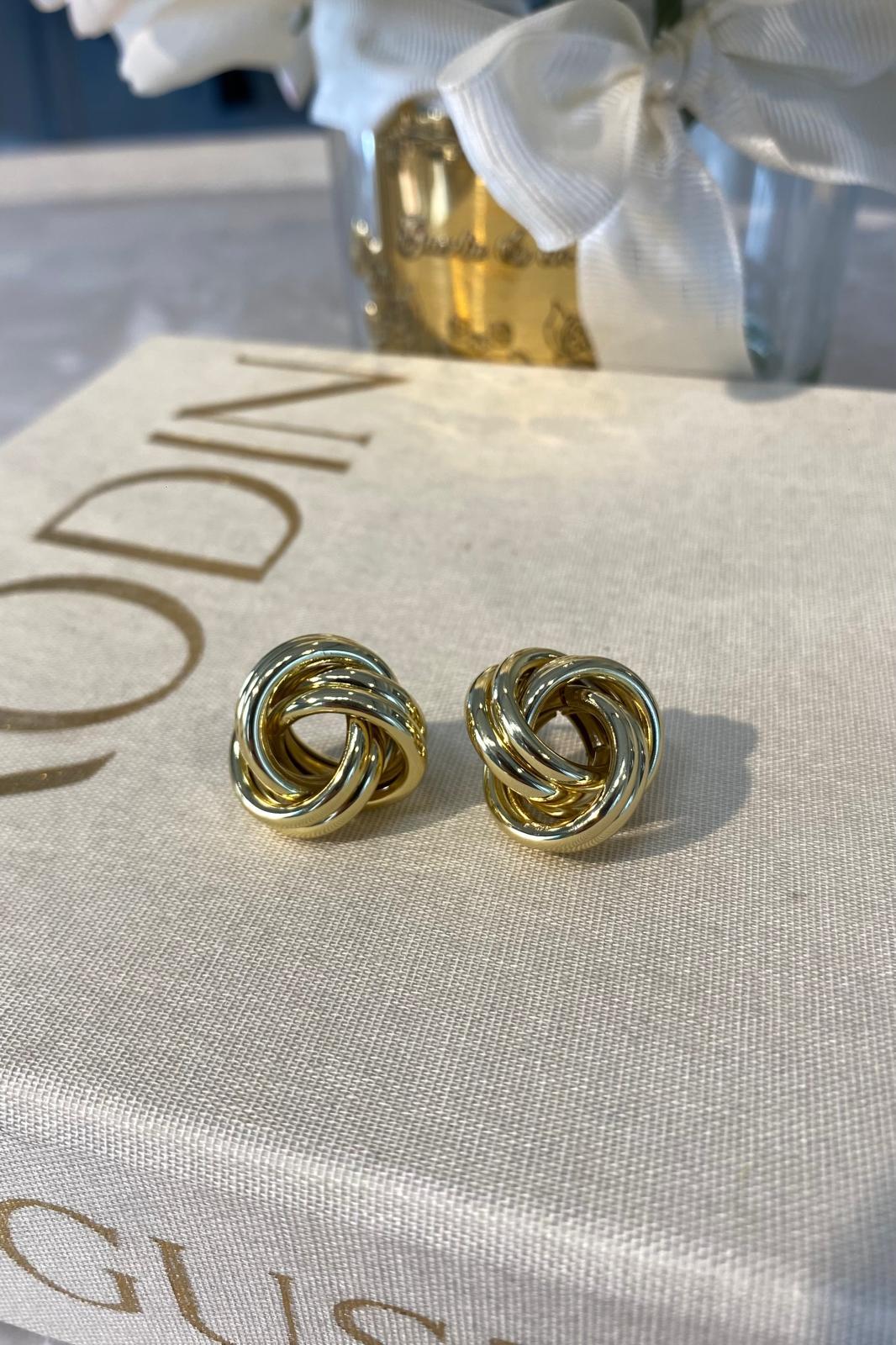 GEÇİRMELİ DÜĞÜM KÜPE