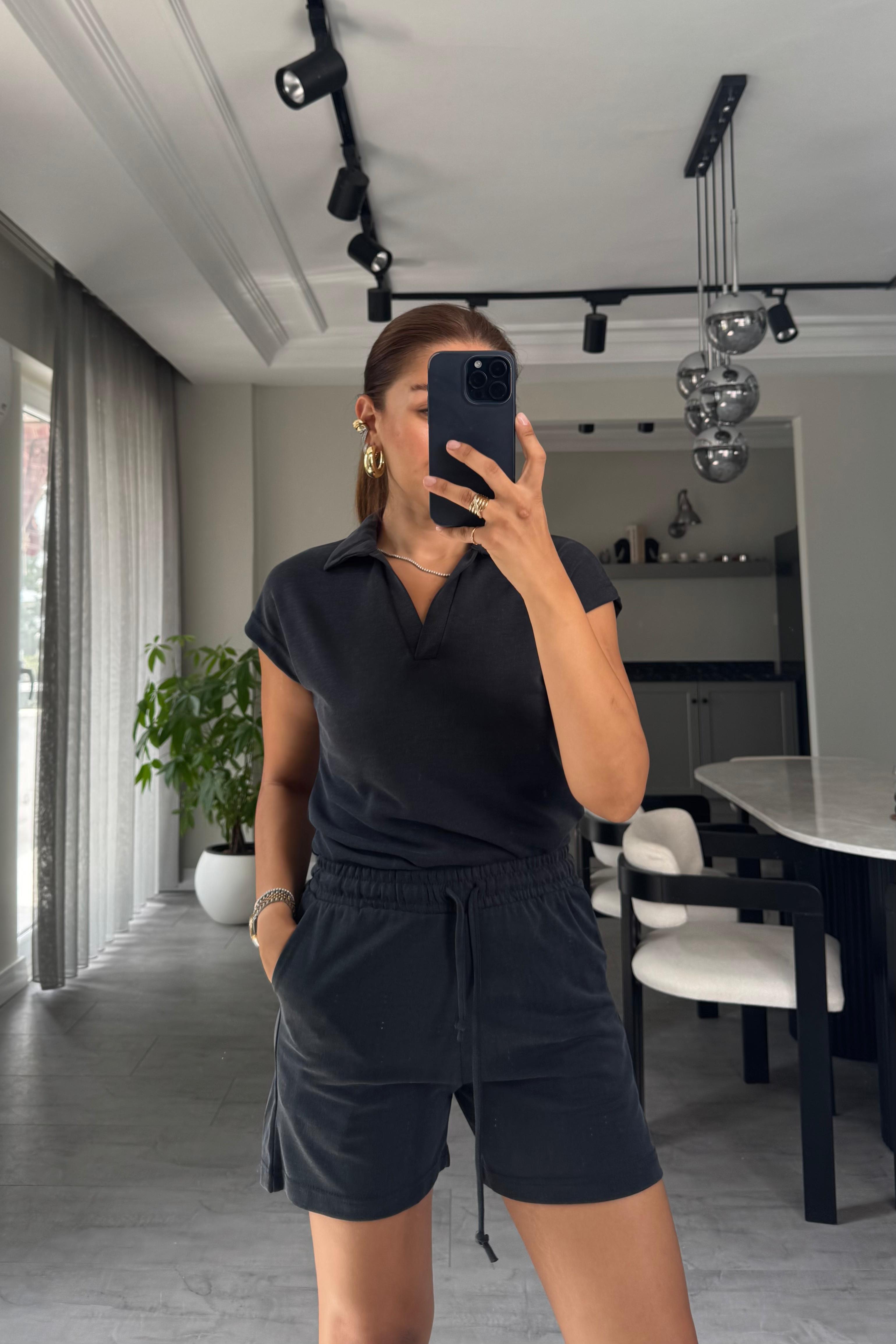 PİKE MODAL POLO YAKA ŞORT TAKIM/1139