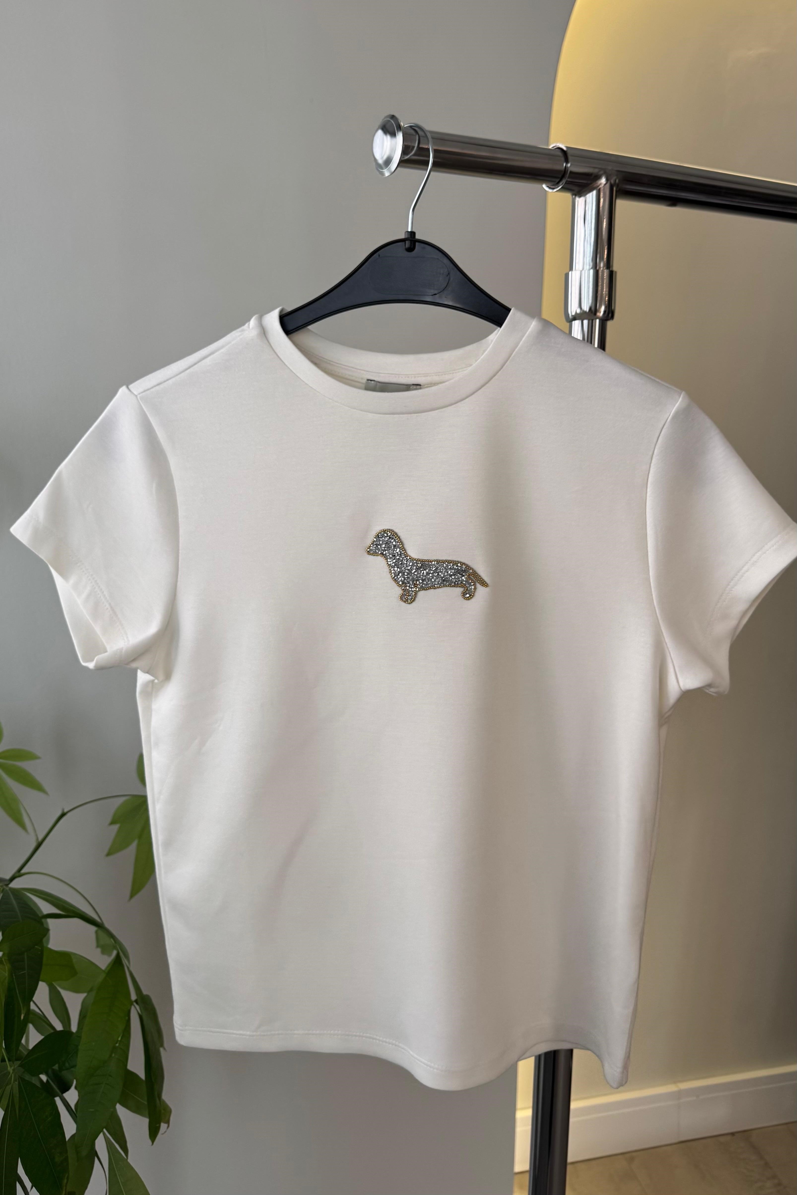 CLUB TAŞLI MODAL T-SHİRT