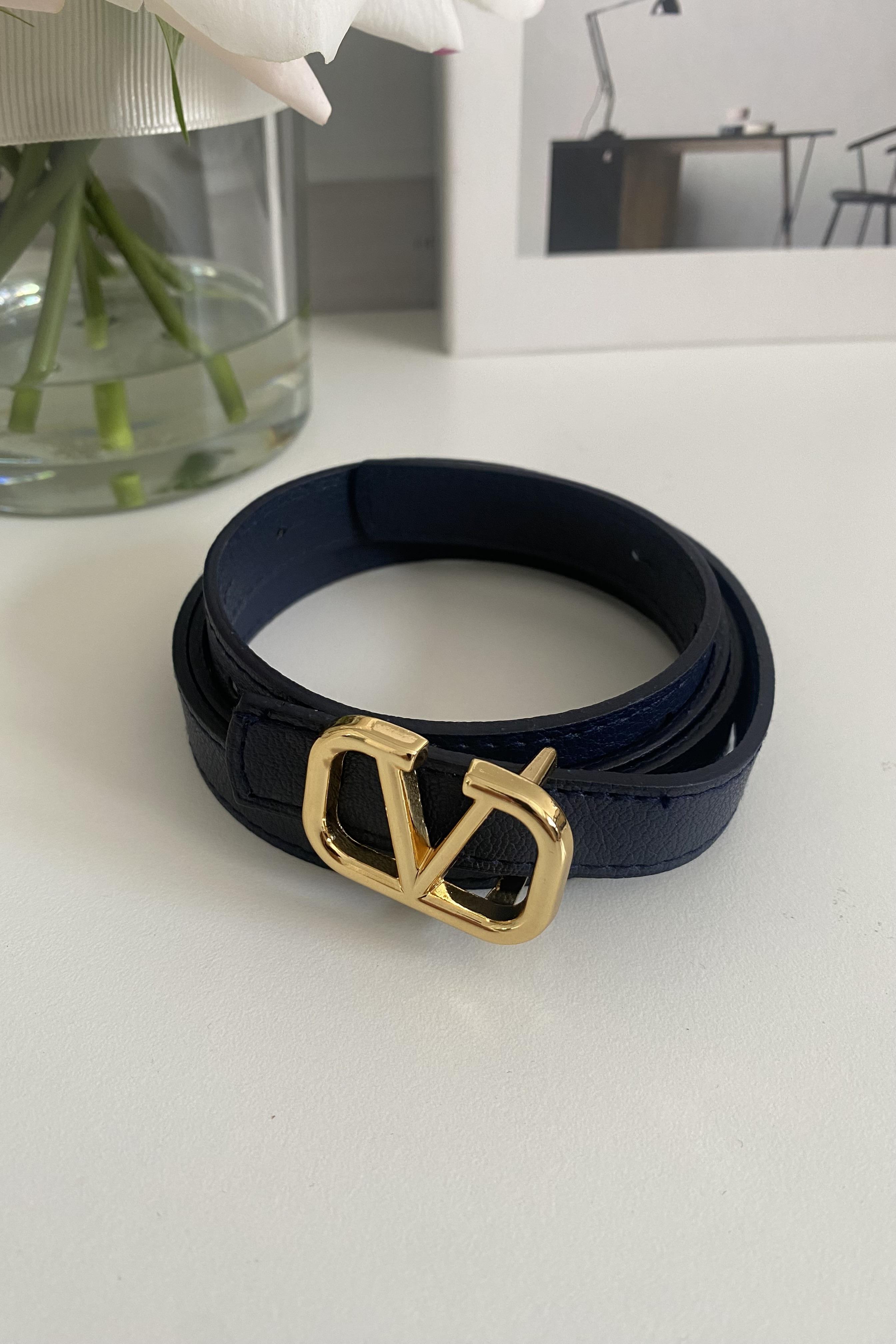 V TOKALI İNCE GOLD KEMER