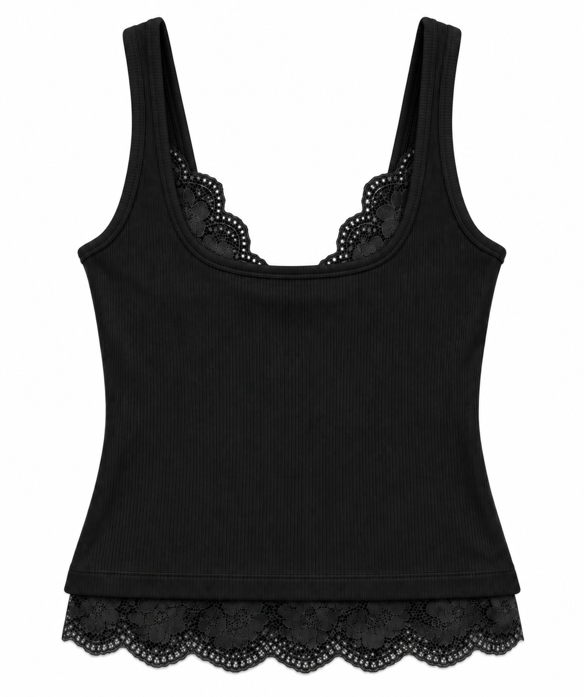 DANTELLİ KOMBİNE HALTER TOP/260731