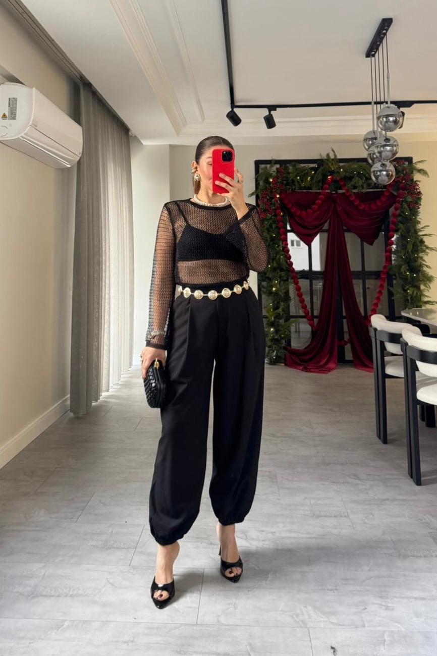 BİLEĞİ LASTİKLİ ŞALVAR PANTOLON/51230