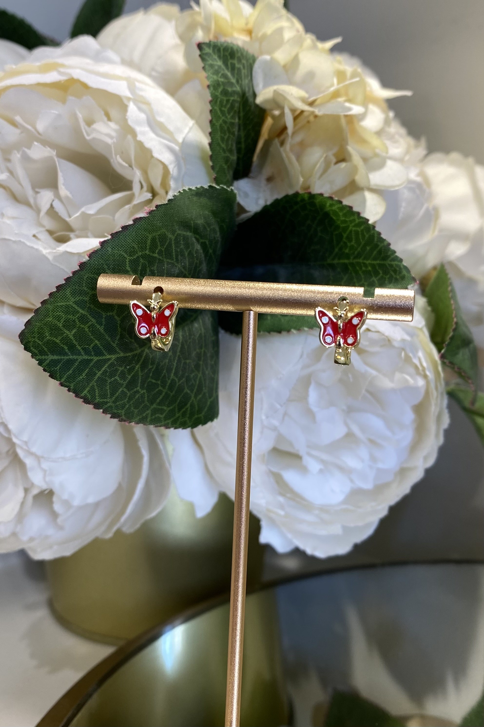 MİNİMAL KELEBEK KÜPE 1 CM