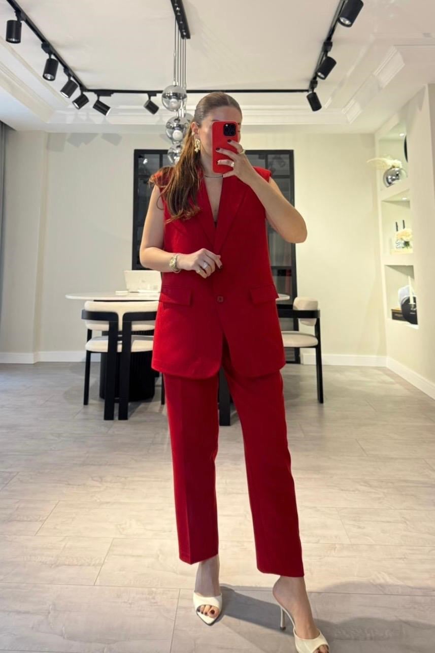 YELEKLİ KUMAŞ TAKIM