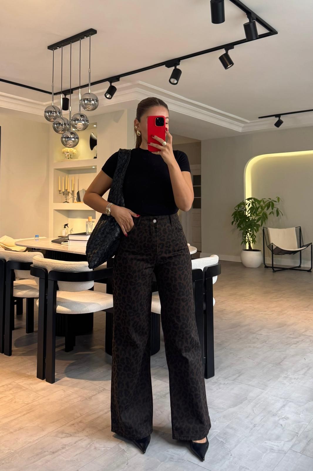 LEOPAR DESENLİ WİDELEG JEAN/1269