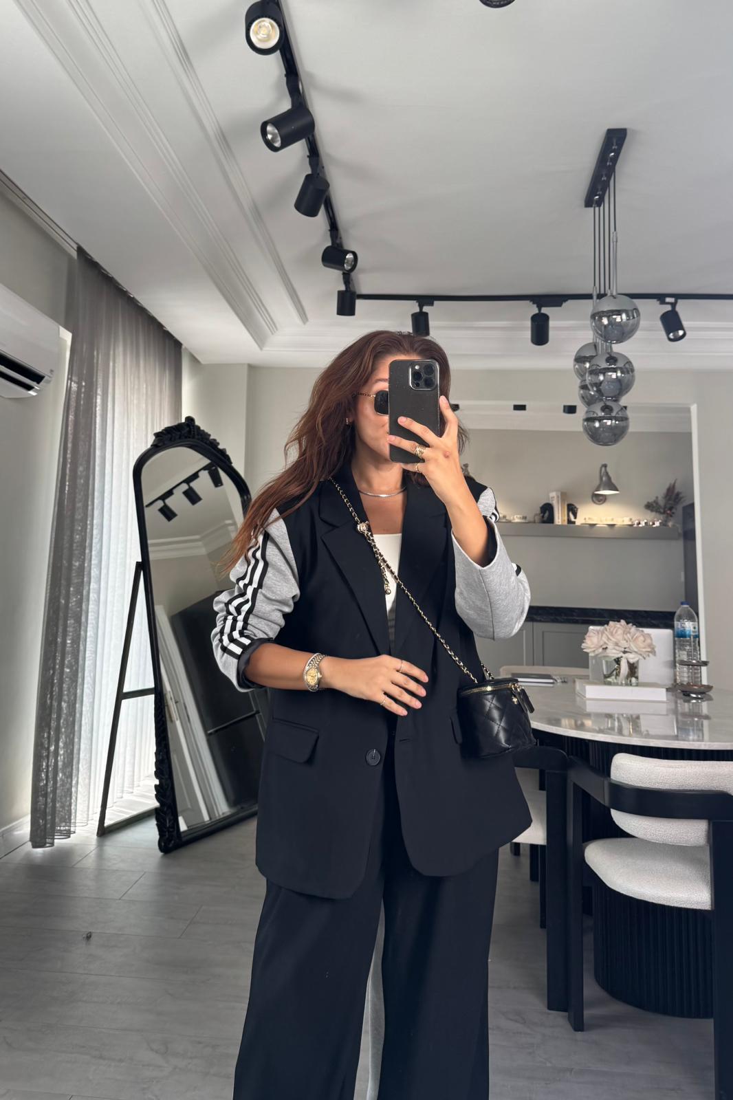 BROOKLYN ŞERİTLİ BLAZER CEKET/0775