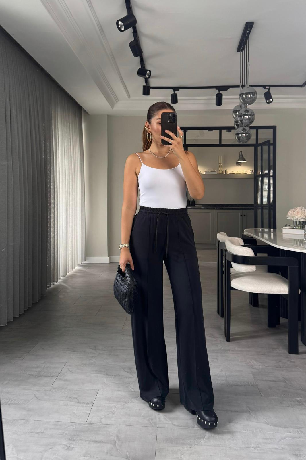 ÇİMA DİKİŞLİ MODAL PALAZZO PANTOLON /3476