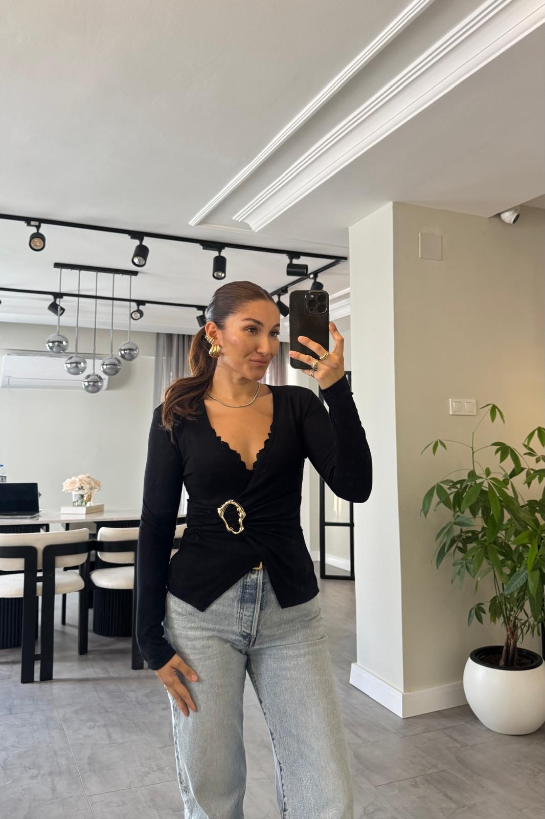 KRUVAZE GOLD TOKALI BLUZ/0781