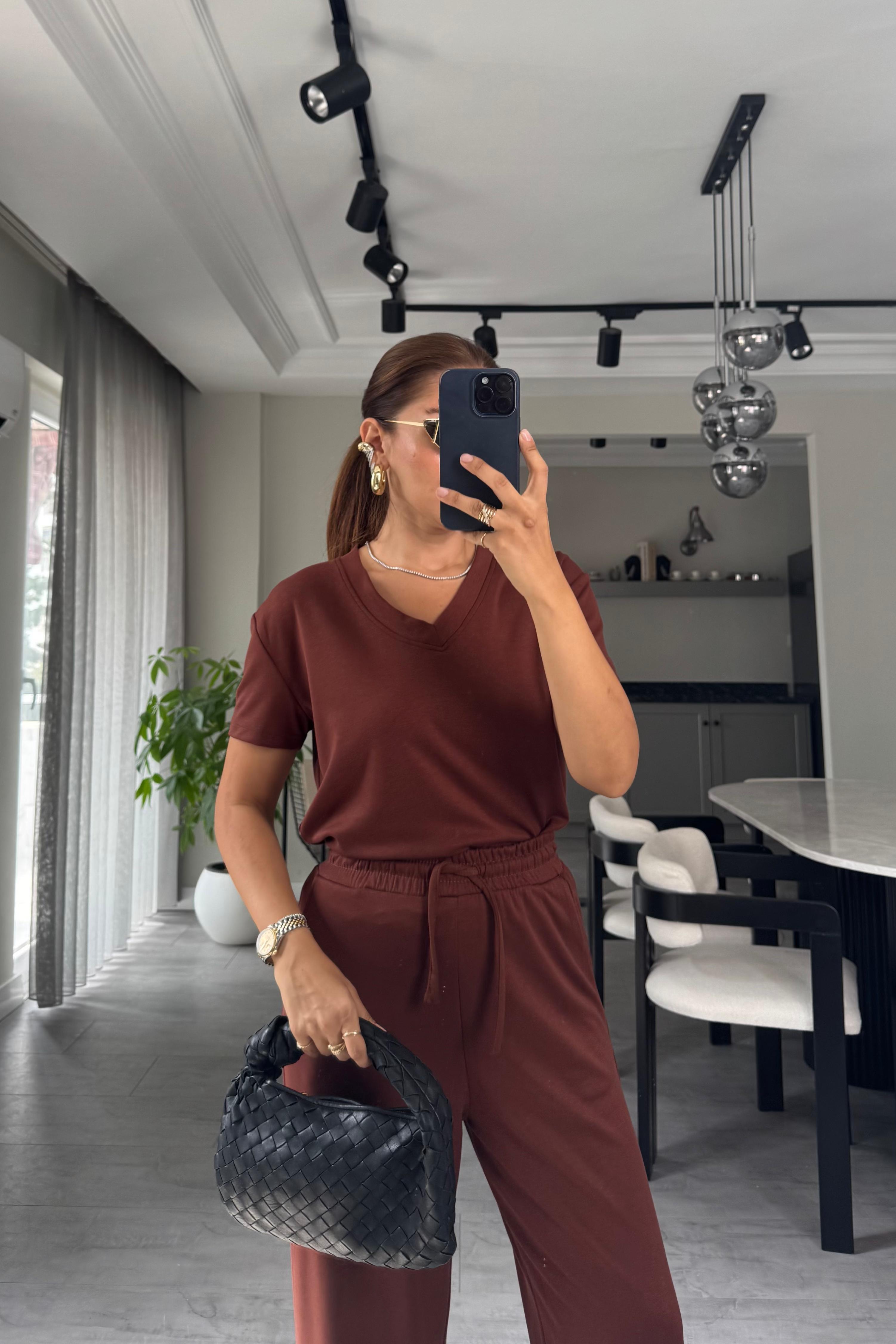 V YAKA MODAL EŞOFMAN TAKIMI/6945