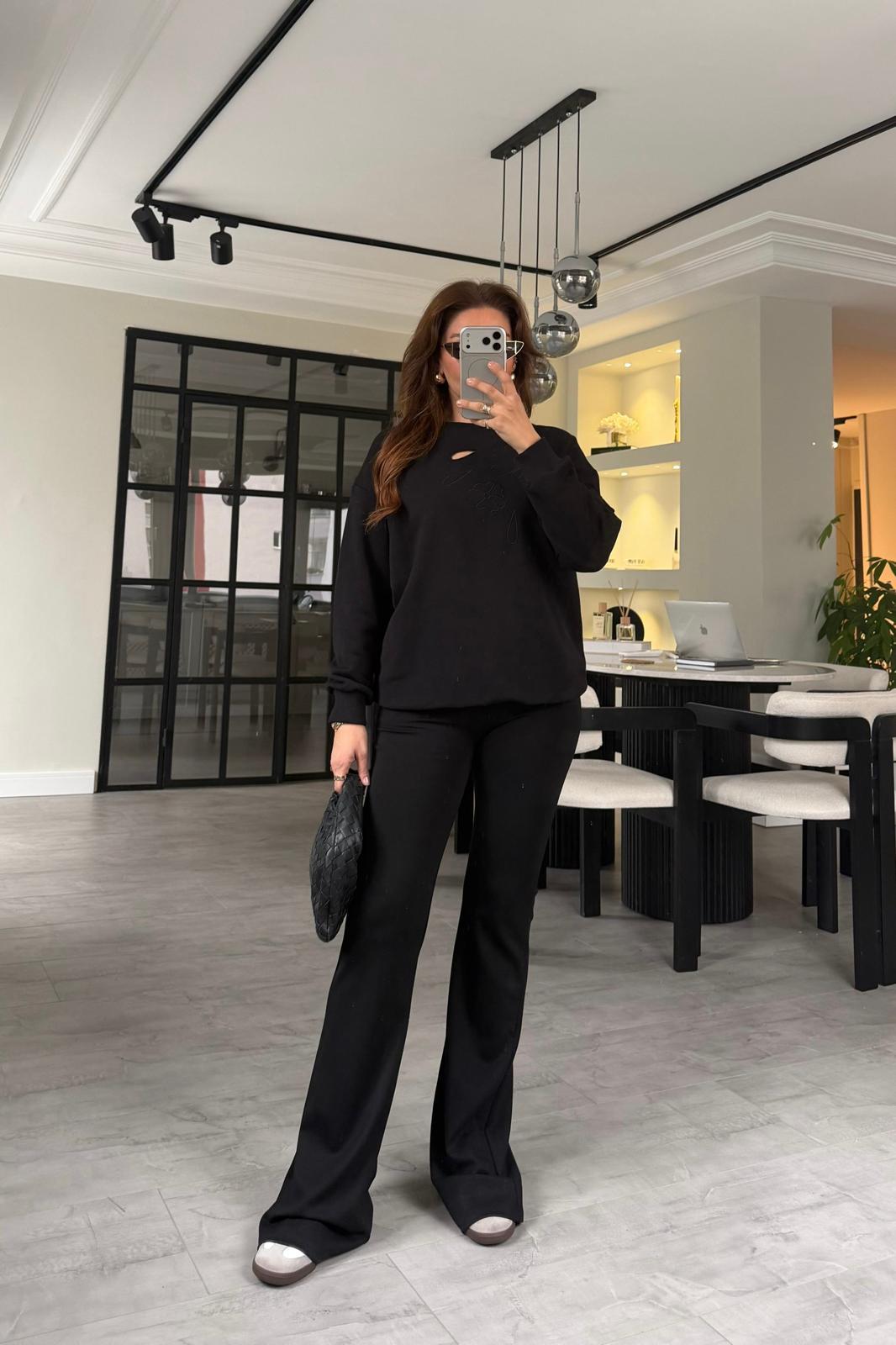 ÇELİK İSPANYOL PAÇA TAYT PANTOLON/1001