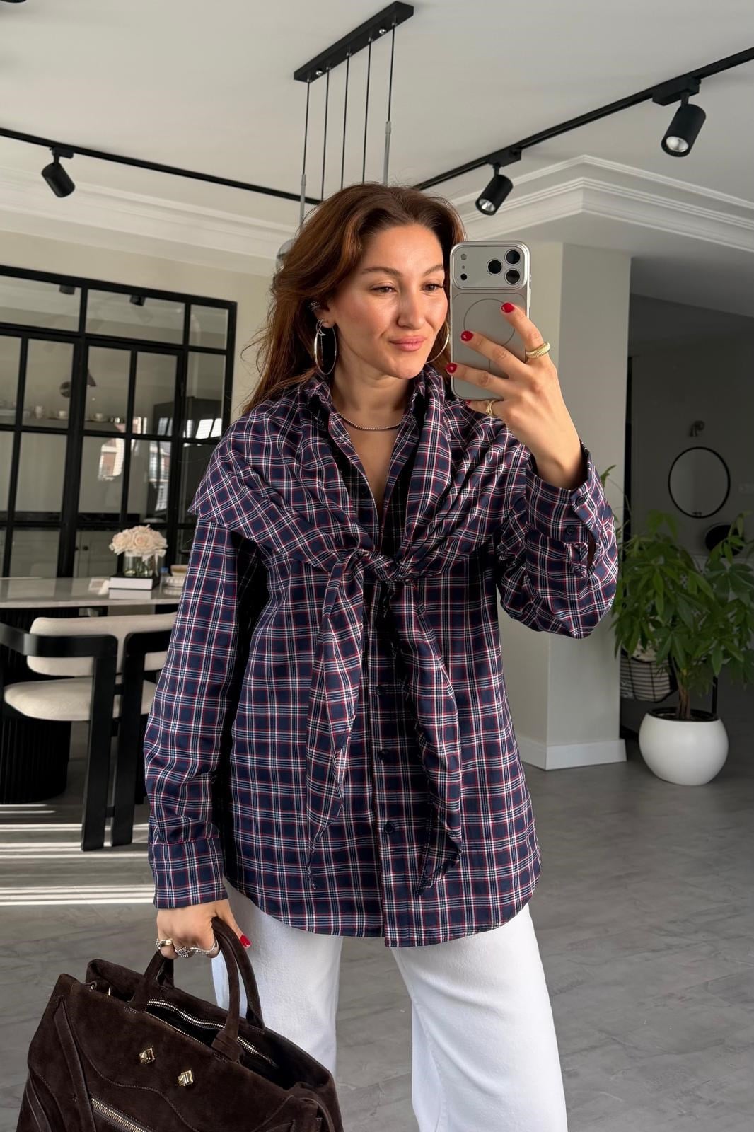 EKOSE DESEN FULARLI GÖMLEK/3231