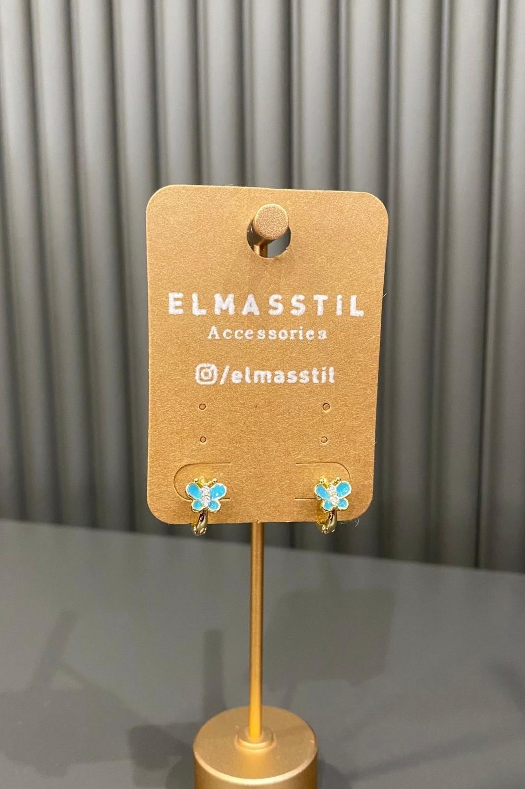 MİNİMAL KELEBEK KÜPE 1 CM