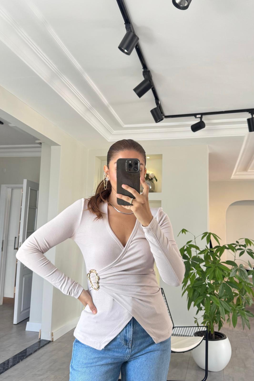 KRUVAZE GOLD TOKALI BLUZ/0781