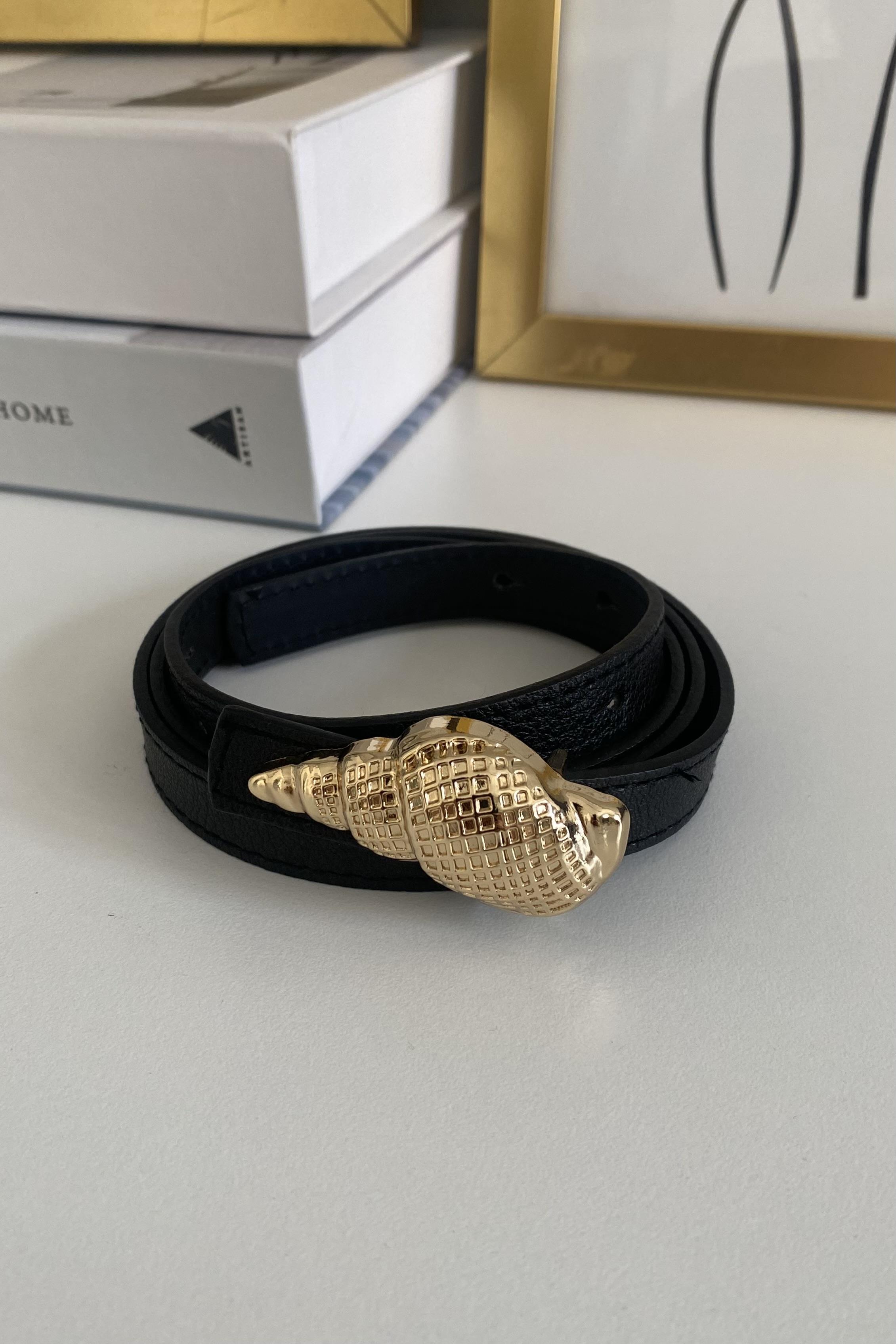 DENİZ KABUĞU TOKALI GOLD KEMER